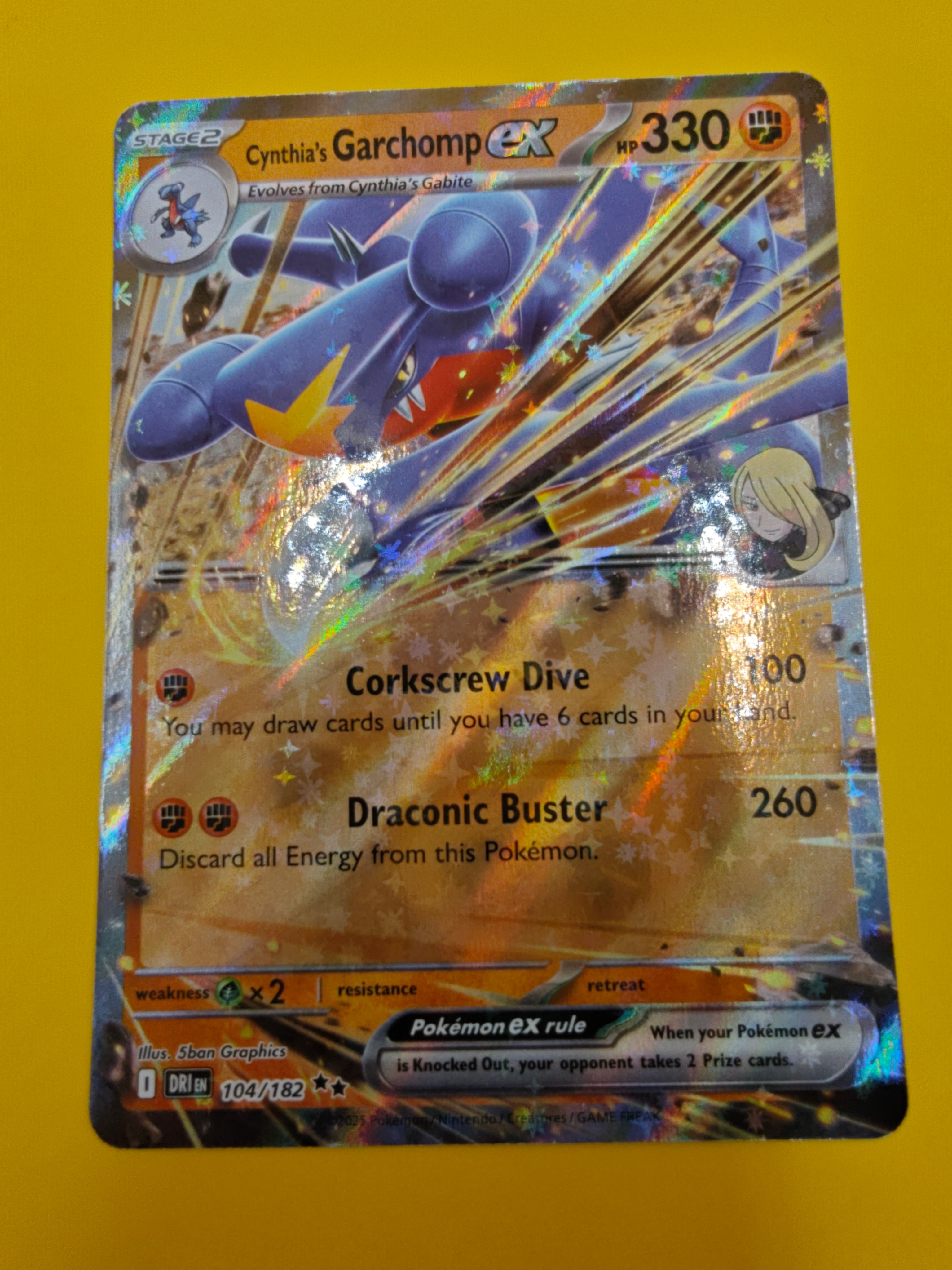 Cynthia's Garchomp ex - Destined Rivals