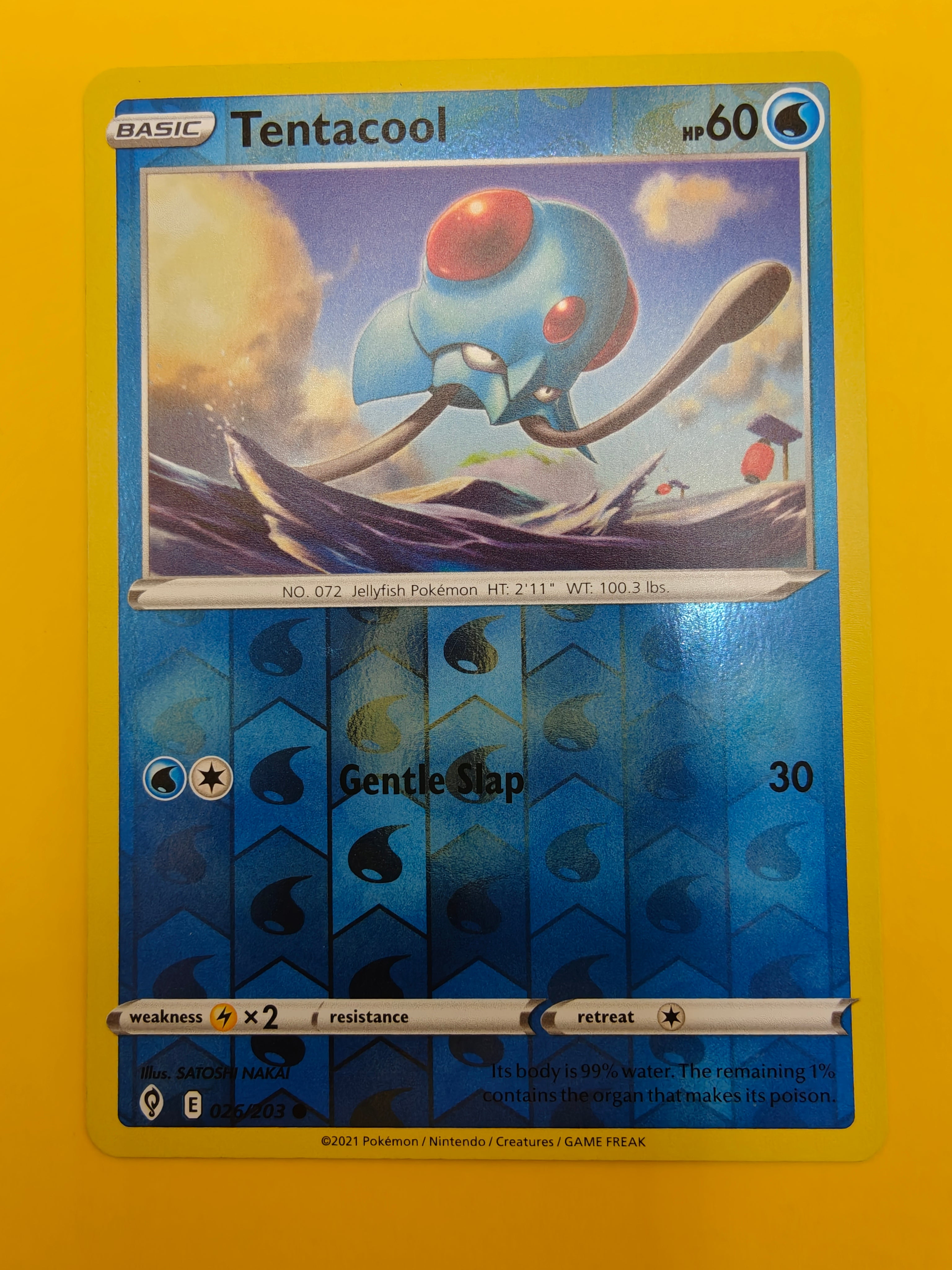 Tentacool Reverse Holo - Evolving Skies