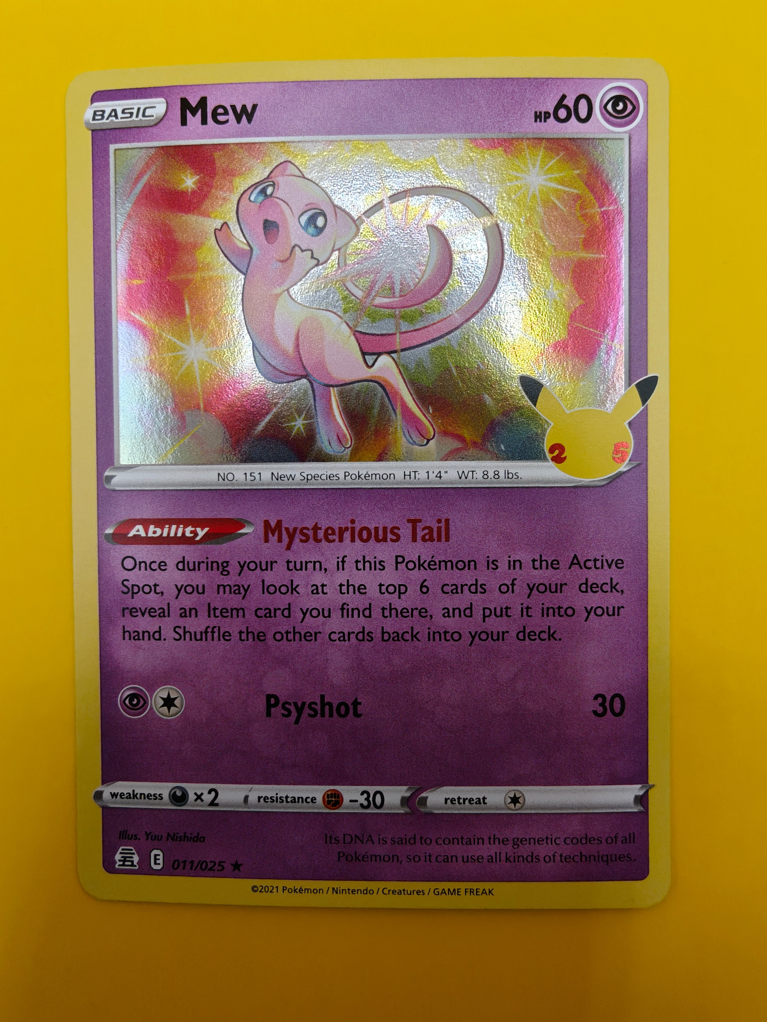 Mew Holo - Celebrations