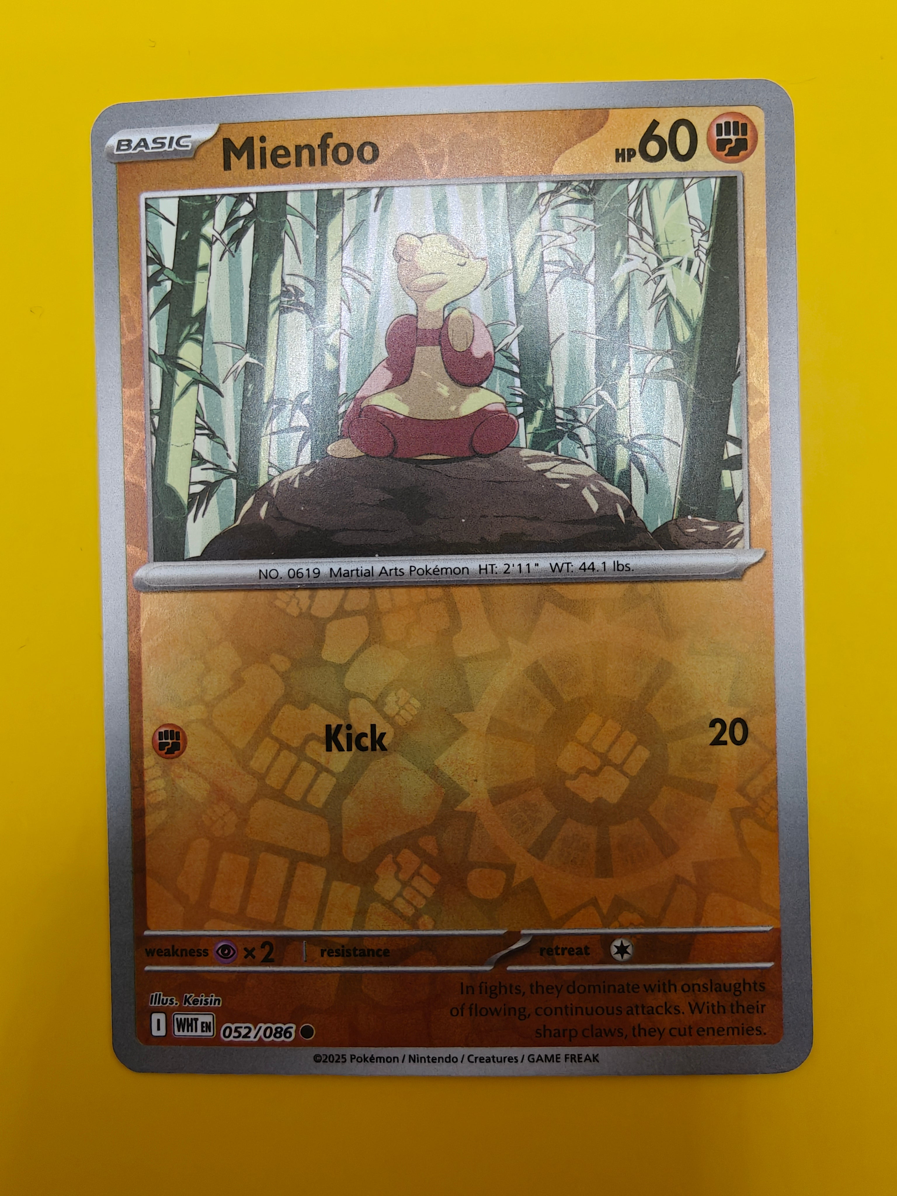 Mienfoo Reverse Holo - White Flare