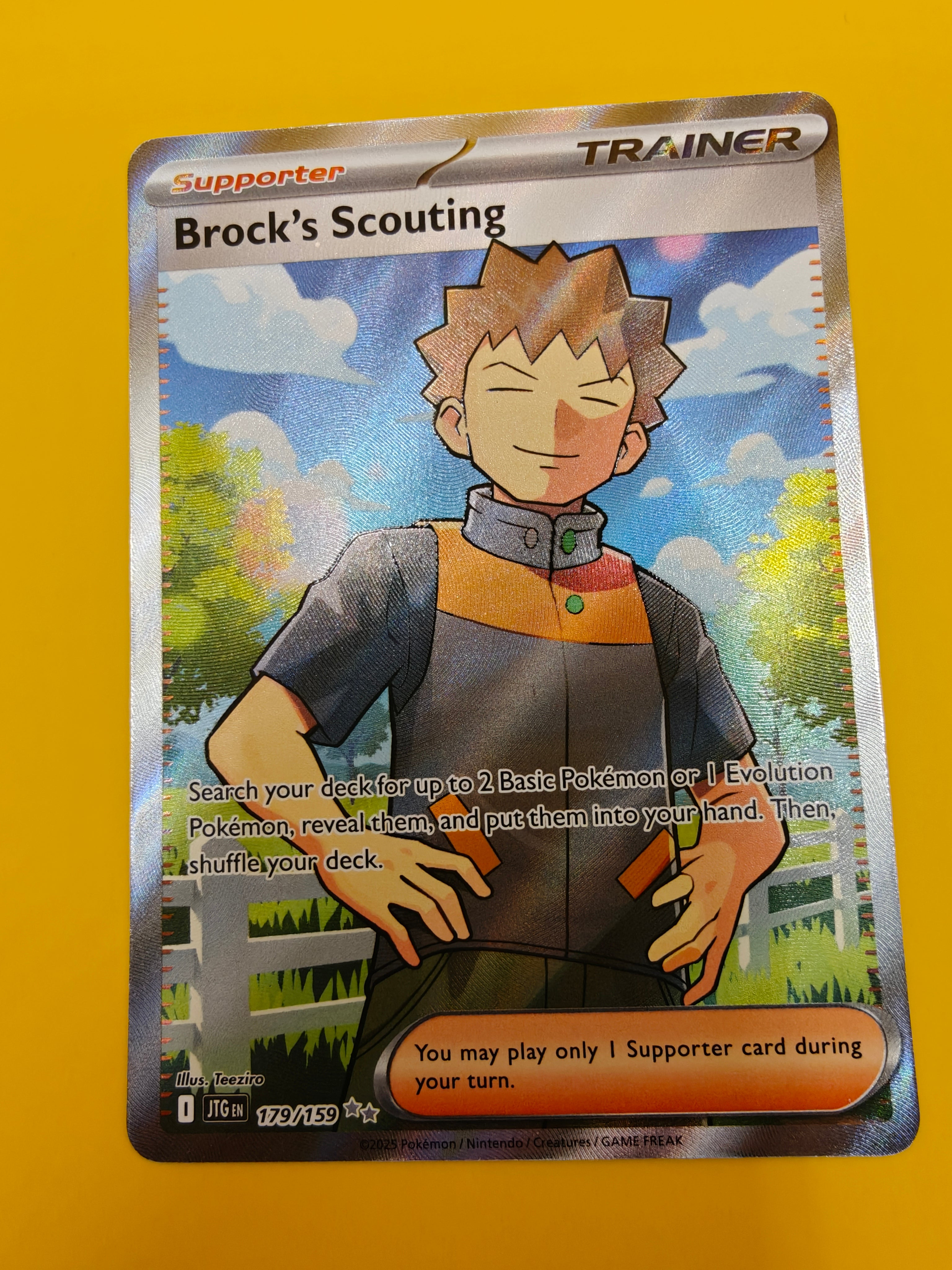 Brock's Scouting Full Art - Journey Together