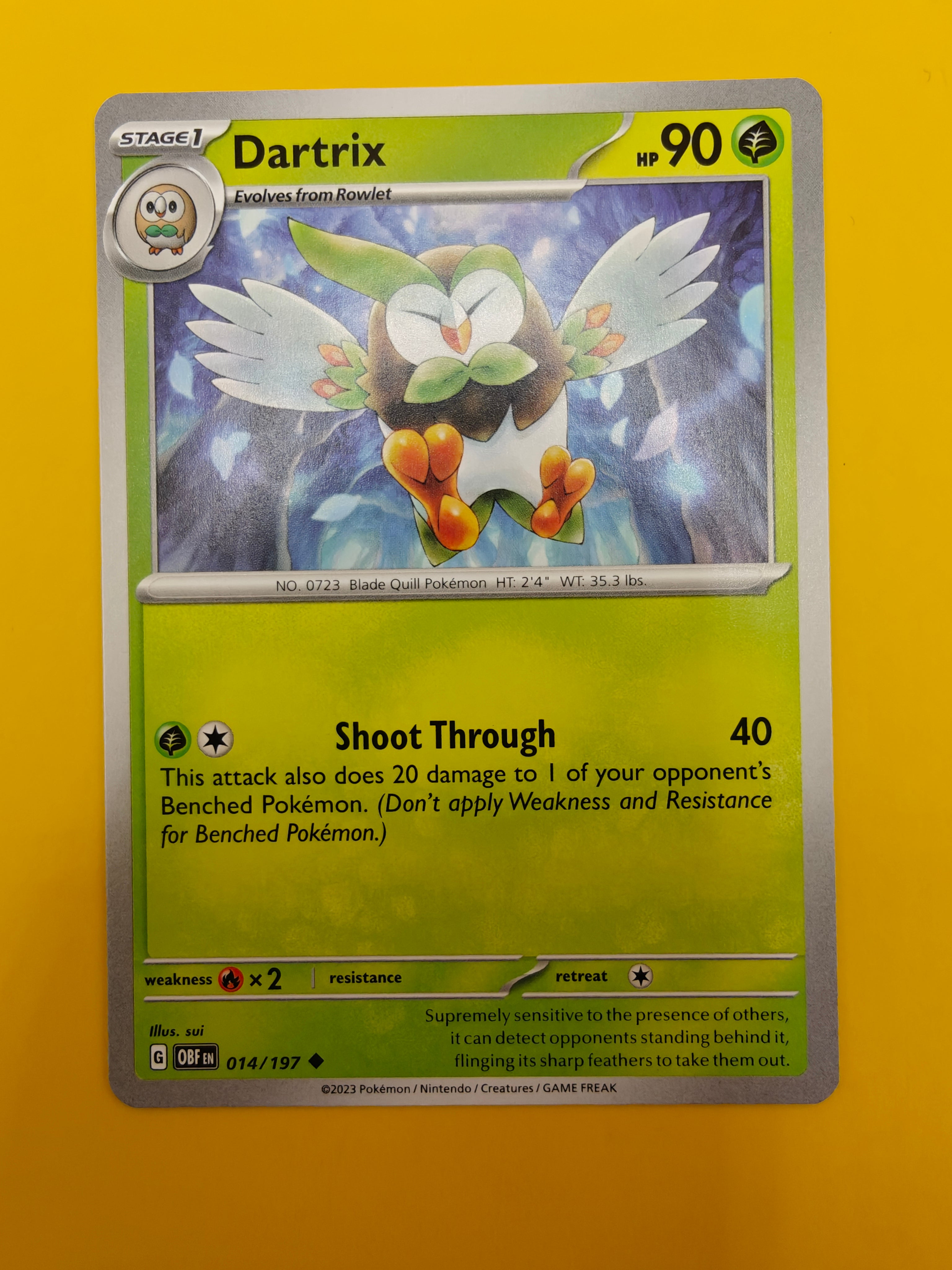 Dartrix - Obsidian Flames