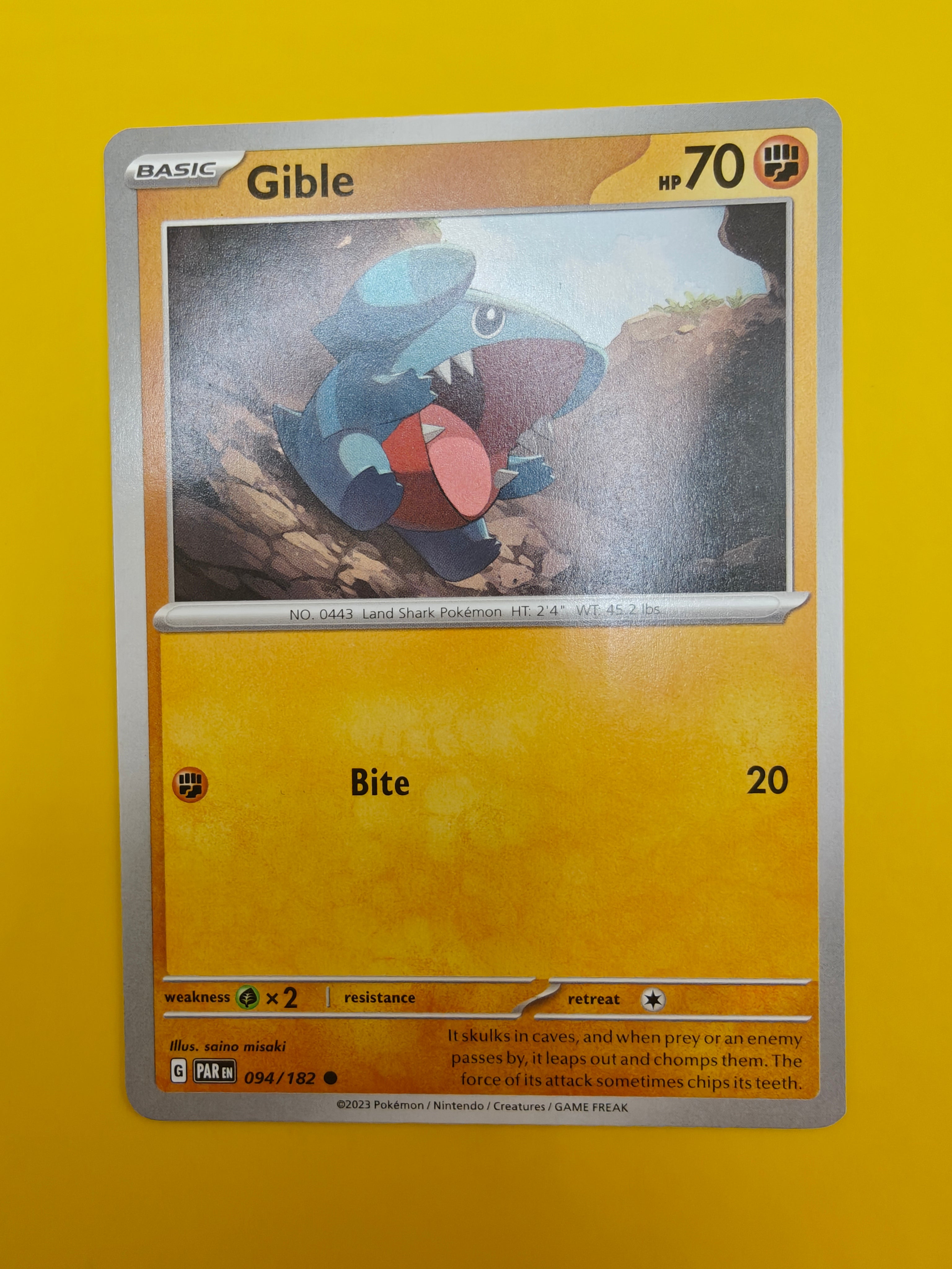 Gible - Paradox Rift