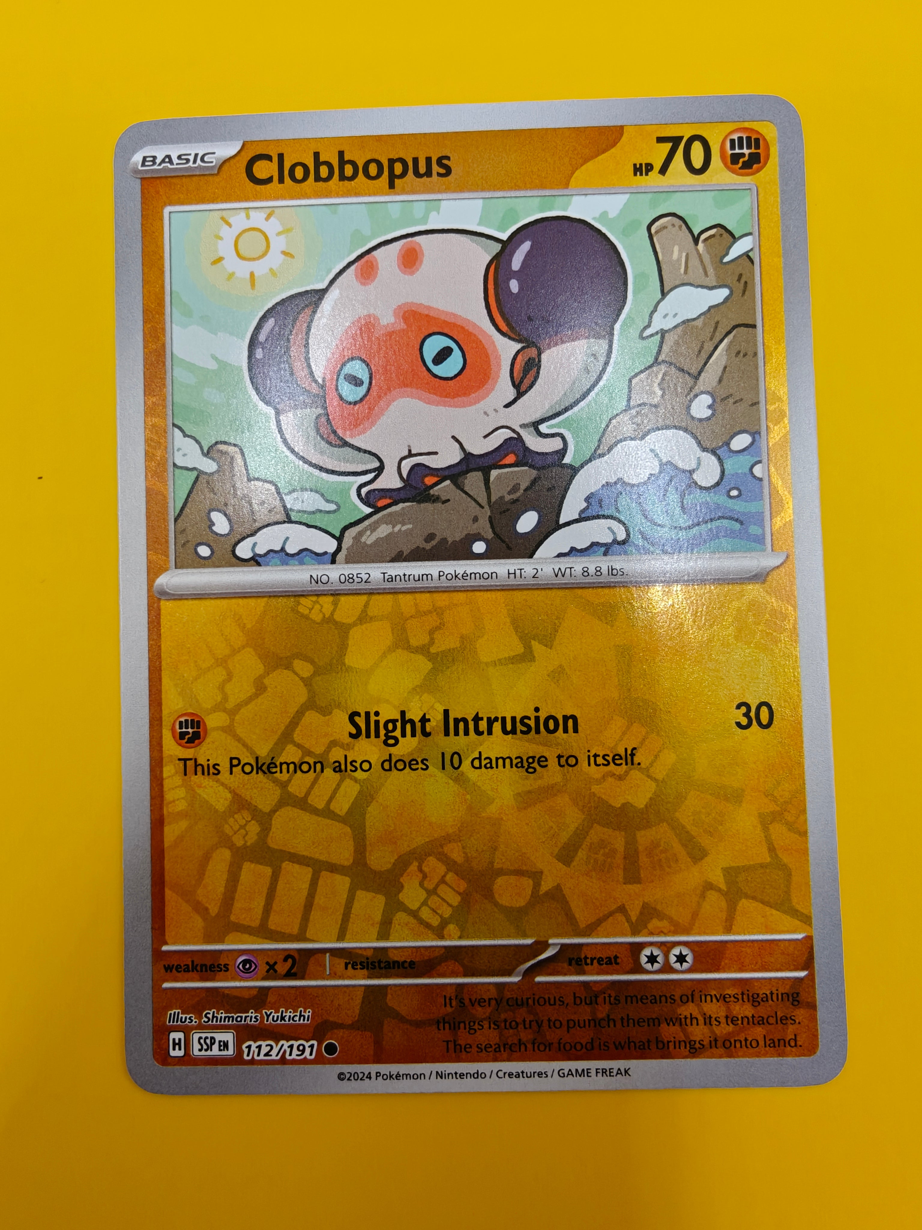 Clobbopus Reverse Holo - Surging Sparks
