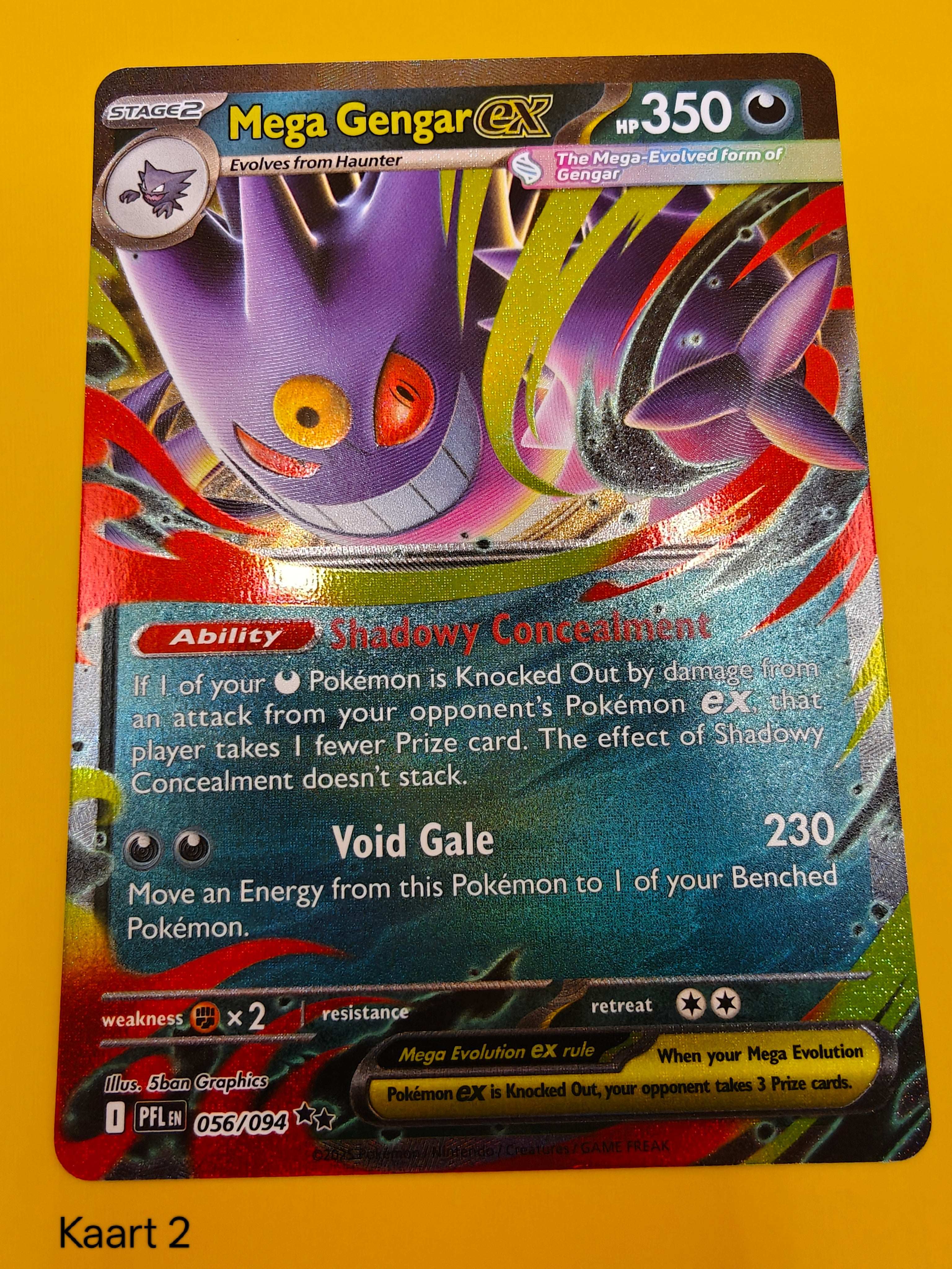 Mega Gengar ex - Phantasmal Flames