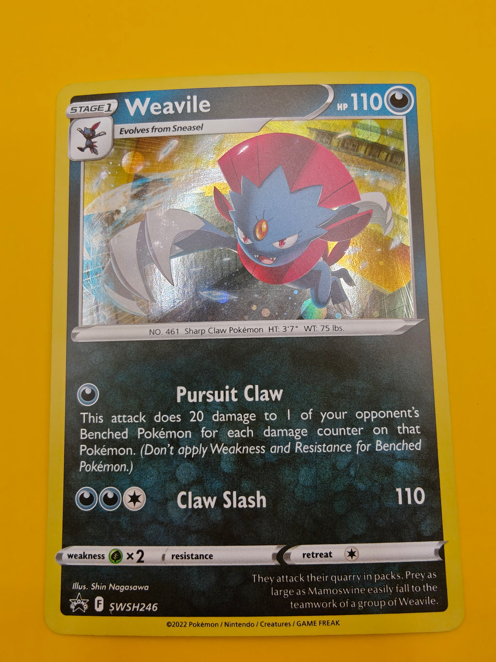 Weavile Holo - SWSH246