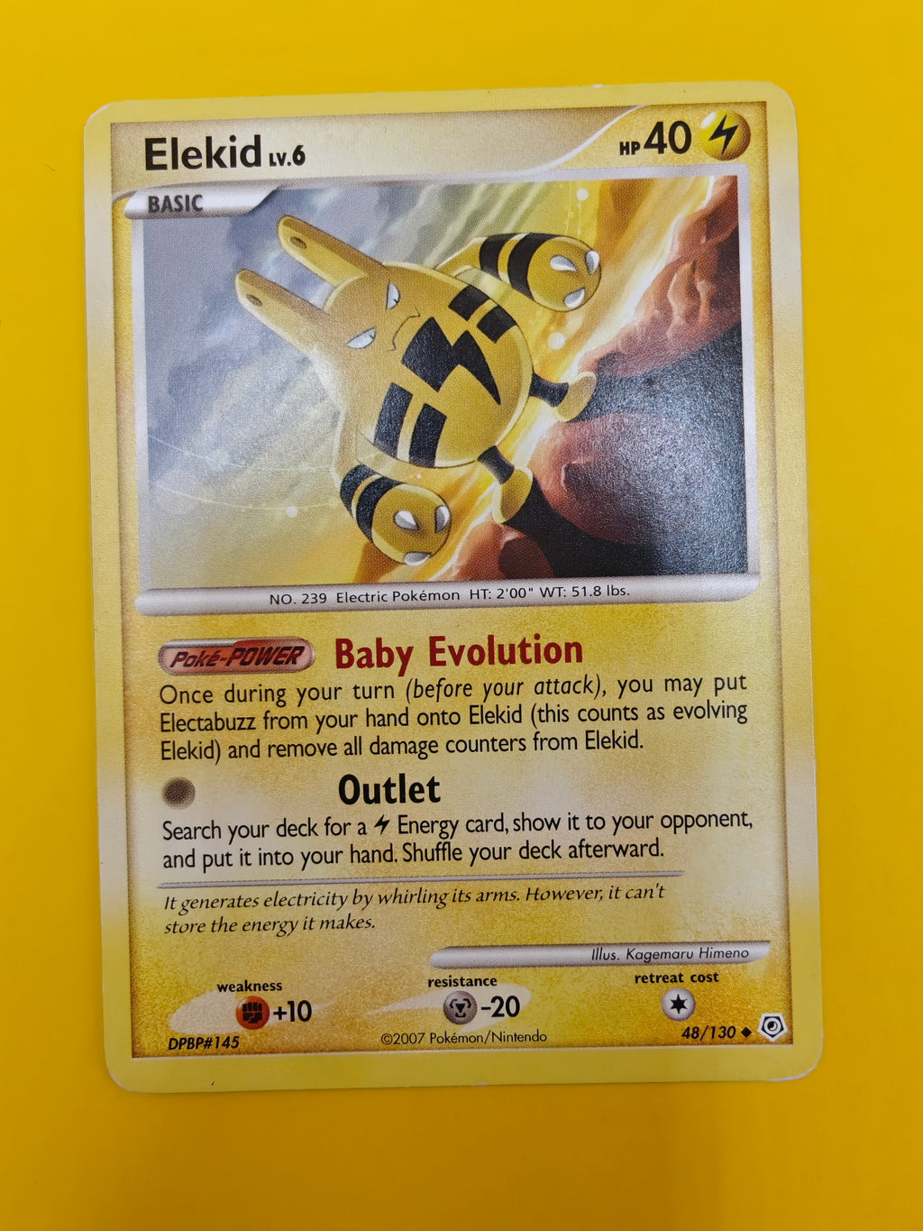 Elekid Lv.6 - Diamond & Pearl Base Set