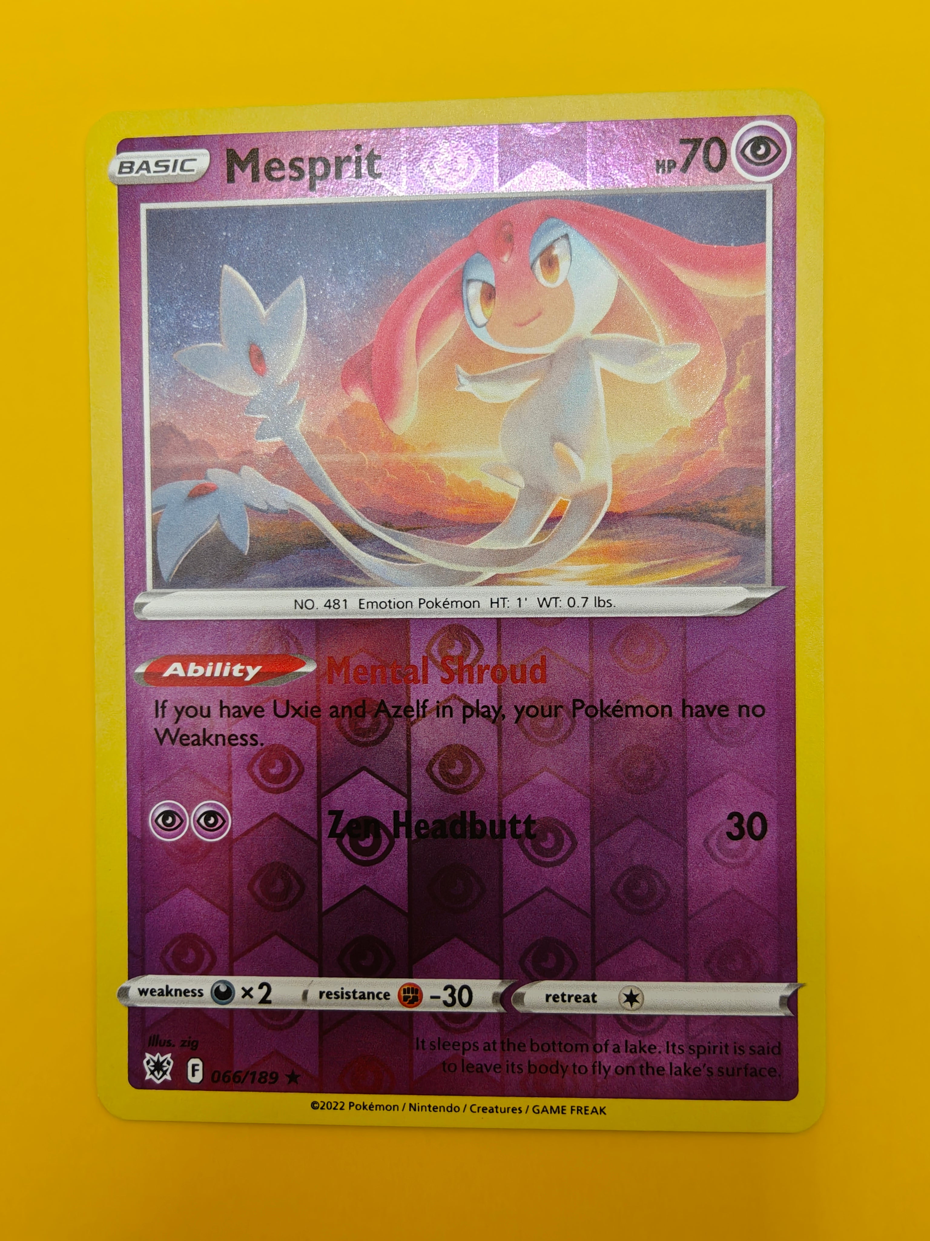 Mesprit Reverse Holo - Astral Radiance