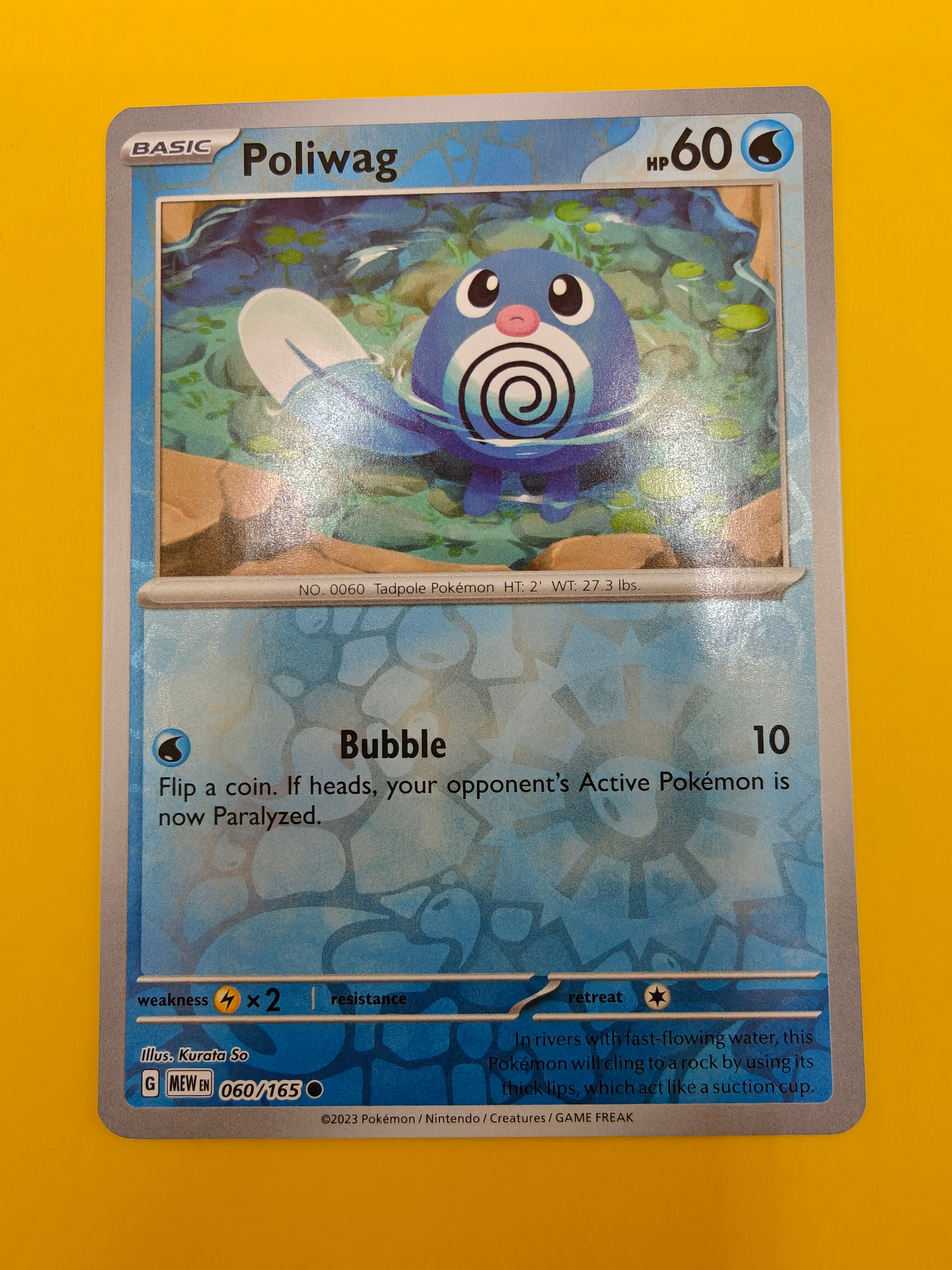 Poliwag Reverse Holo - Mew 151