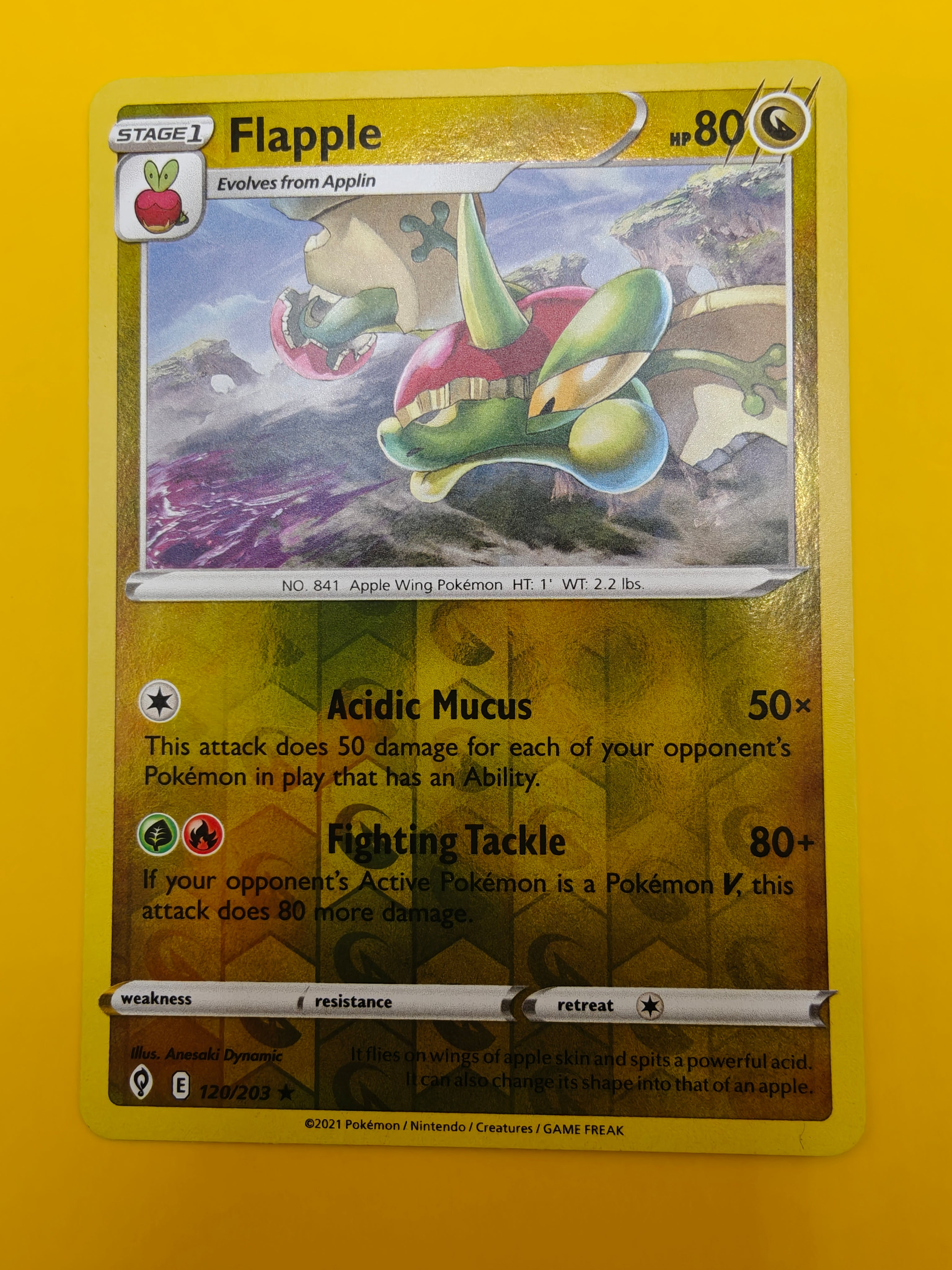 Flapple Reverse Holo - Evolving Skies