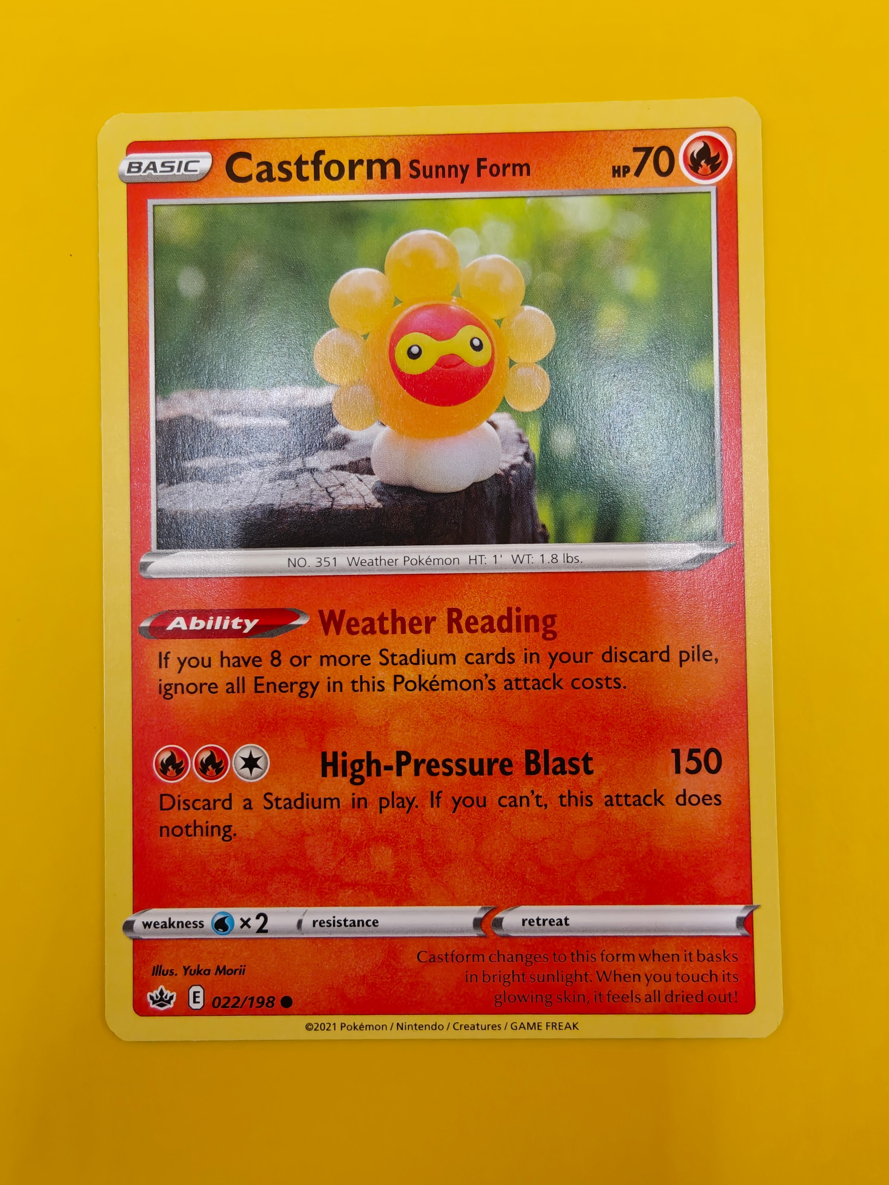 Castform Sunny Form - Chilling Reign