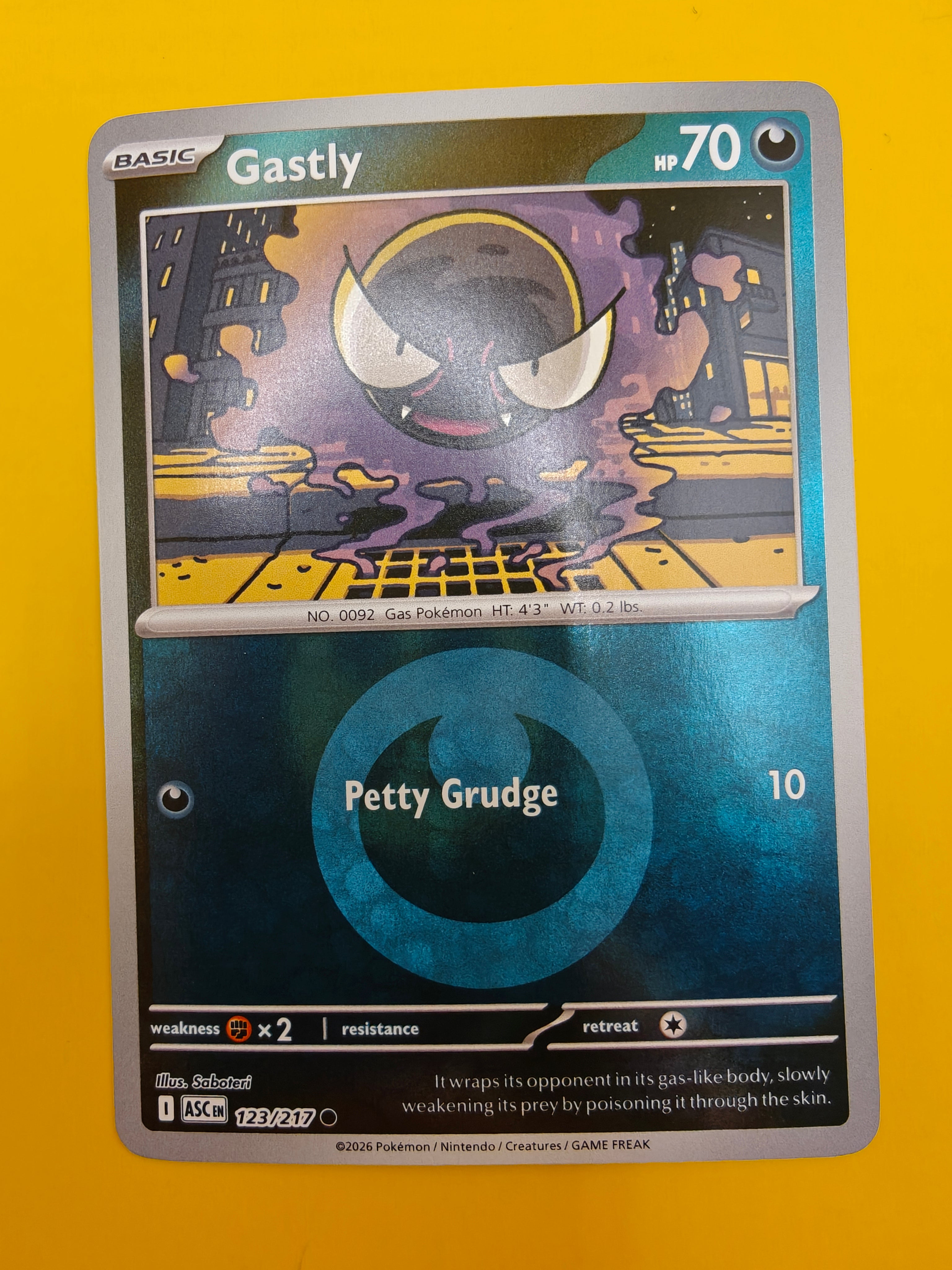 Gastly Energy Stamp - Ascended Heroes