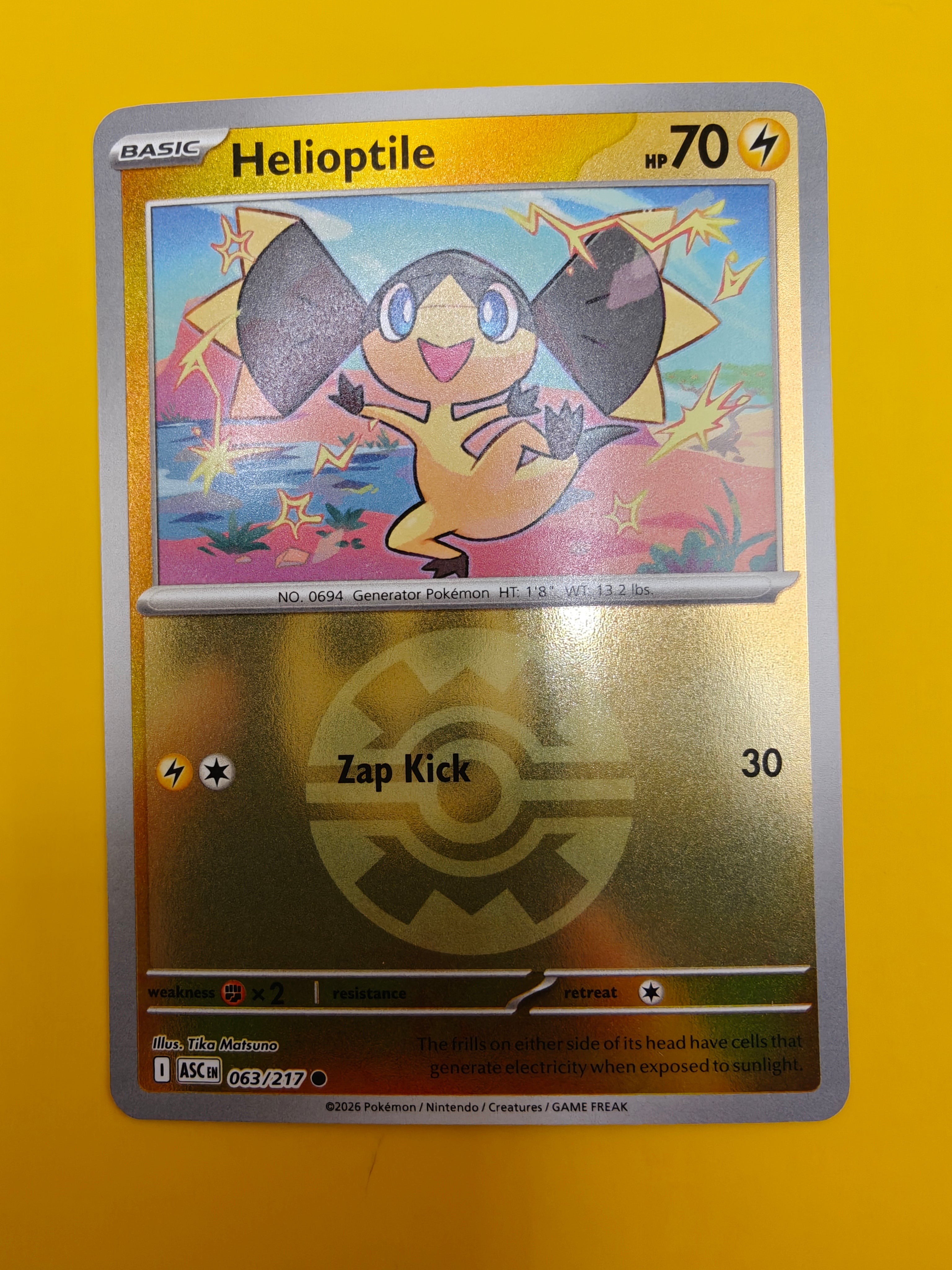 Helioptile Poké Ball - Ascended Heroes