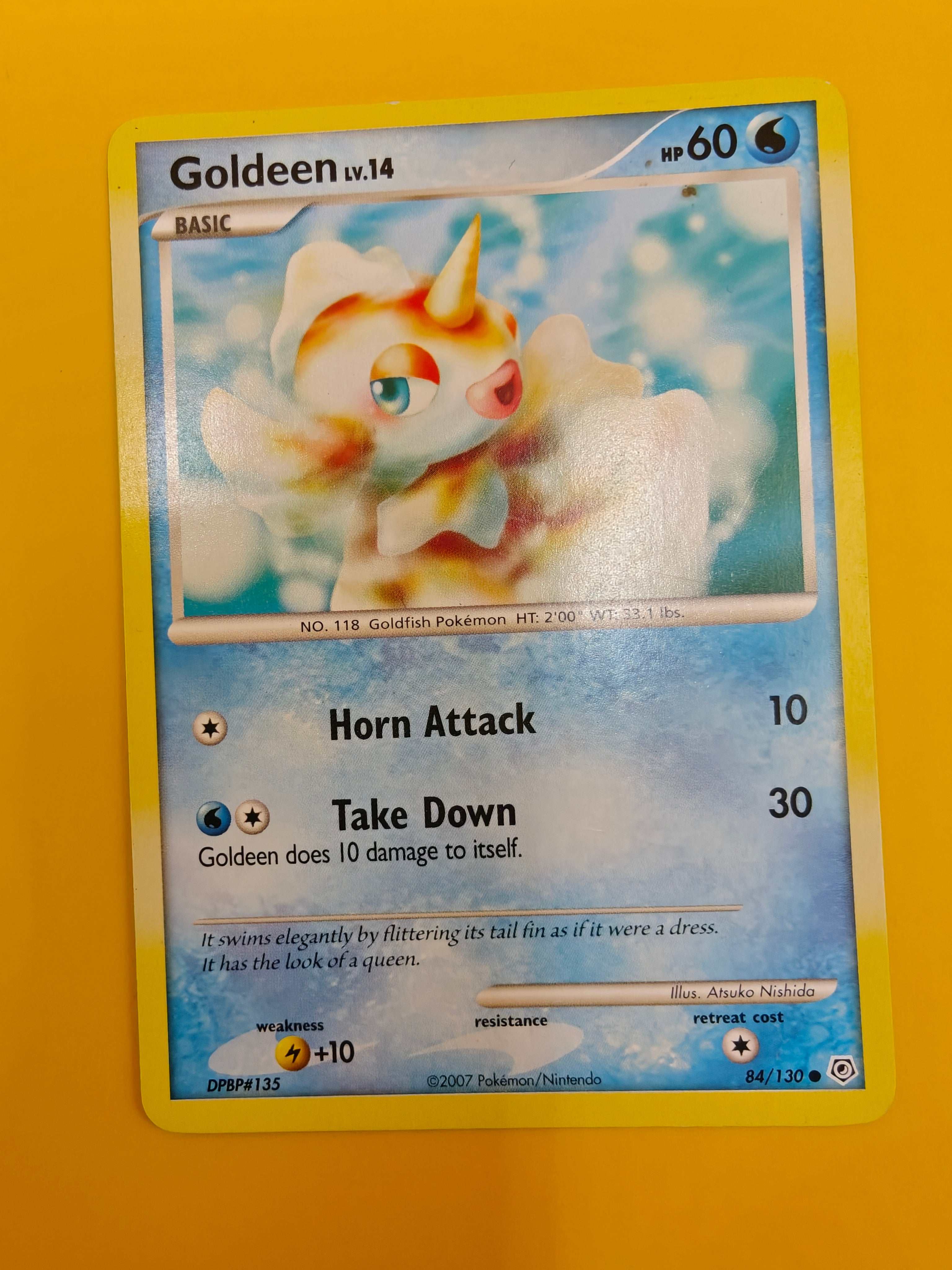 Goldeen Lv.14 - Diamond & Pearl Base Set