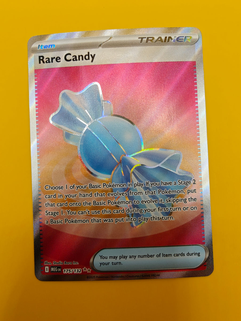 Rare Candy Full Art - Mega Evolution Base Set