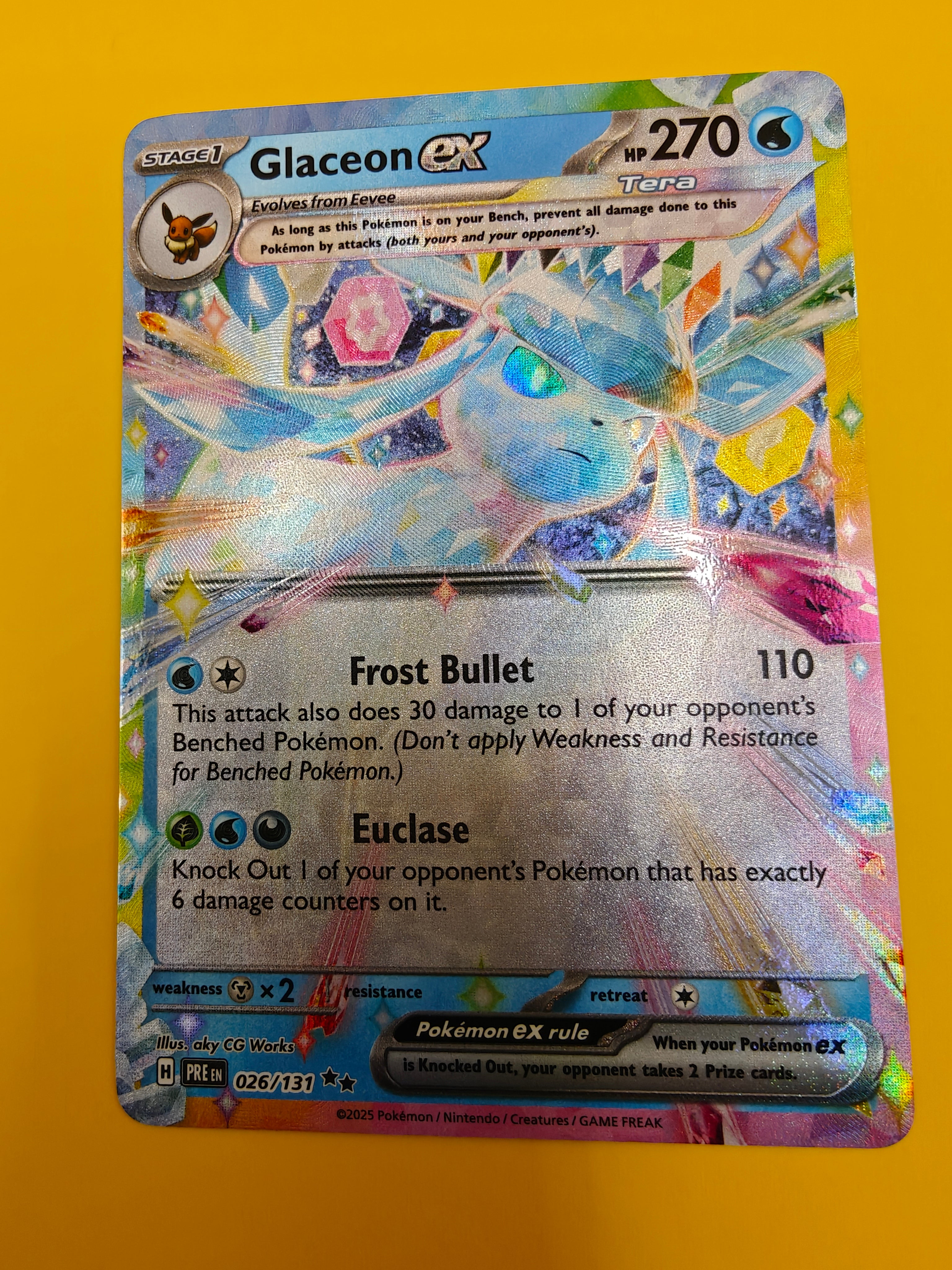 Glaceon ex - Prismatic Evolutions
