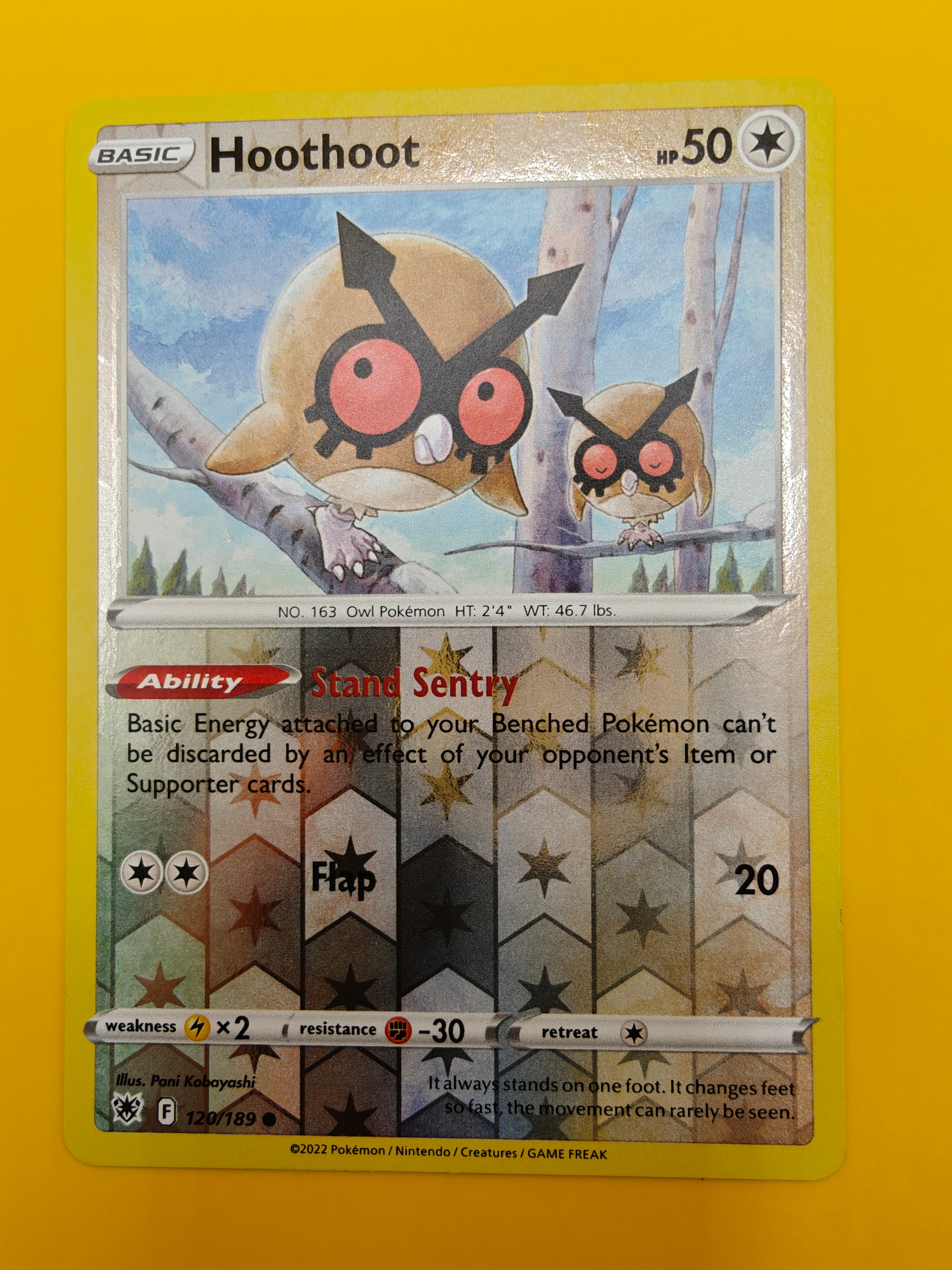 Hoothoot Reverse Holo - Astral Radiance