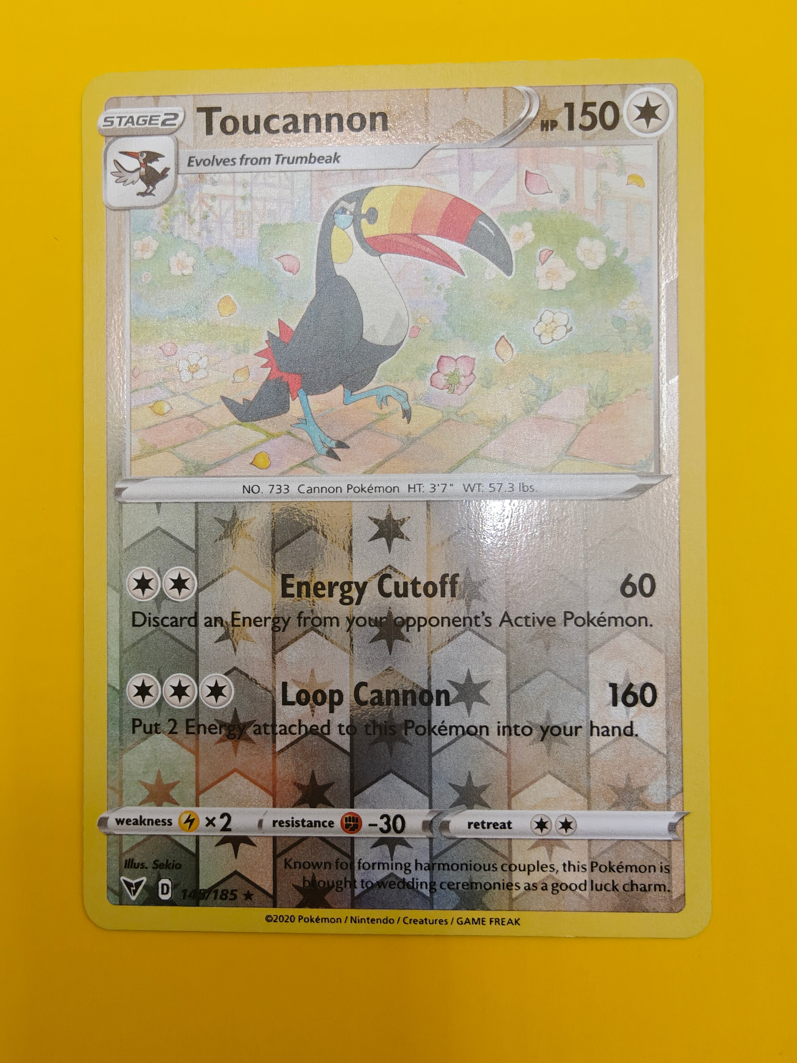 Toucannon Reverse Holo - Vivid Voltage