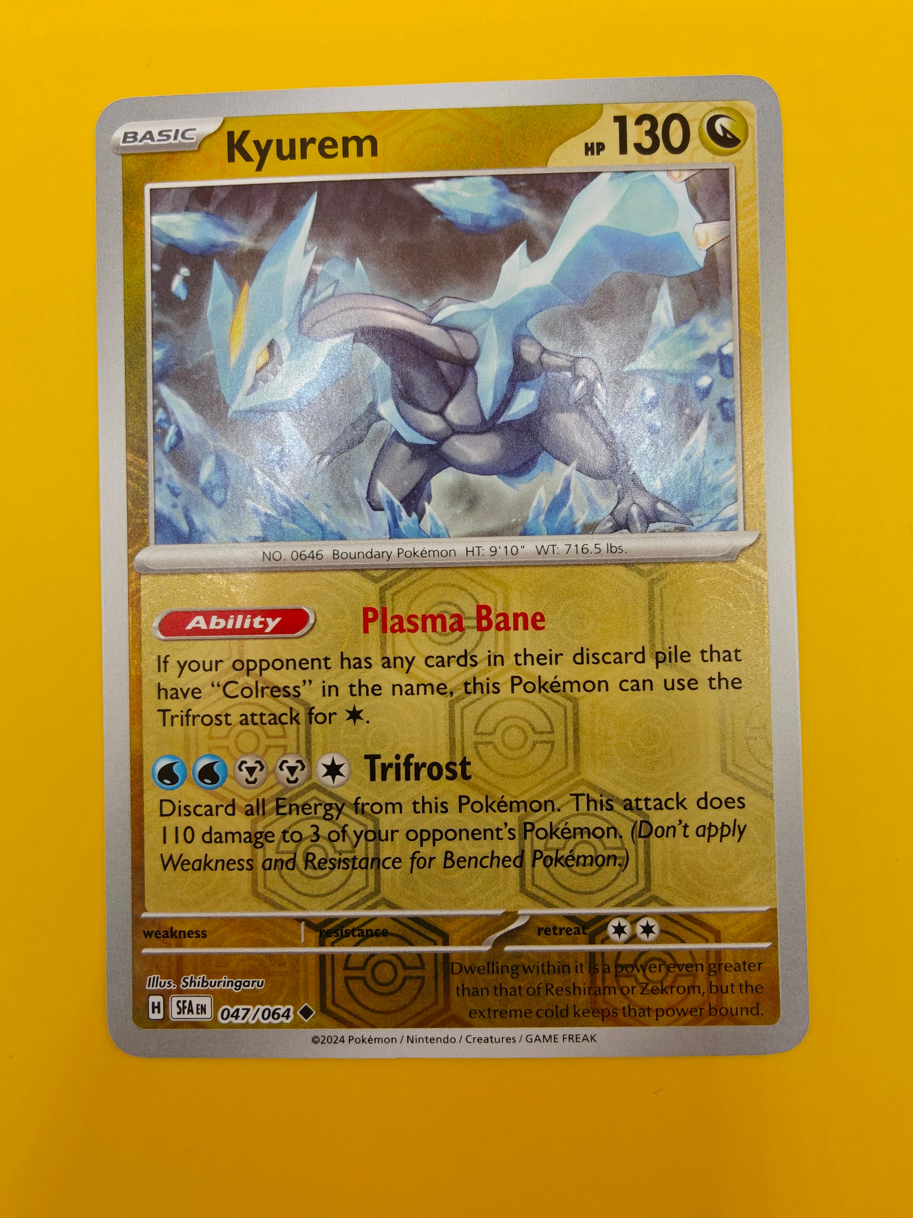 Kyurem Reverse Holo - Shrouded Fable