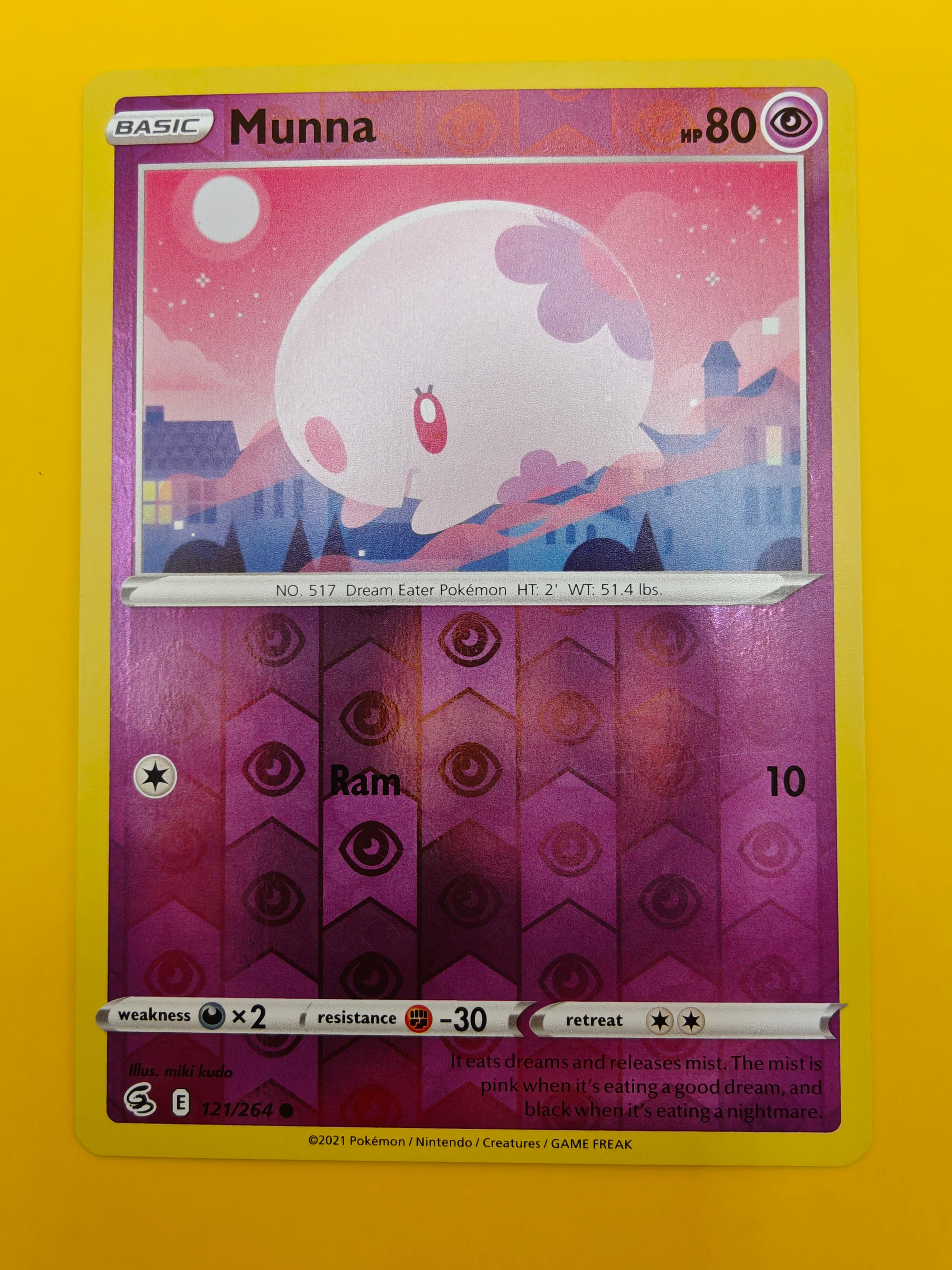 Munna Reverse Holo - Fusion Strike