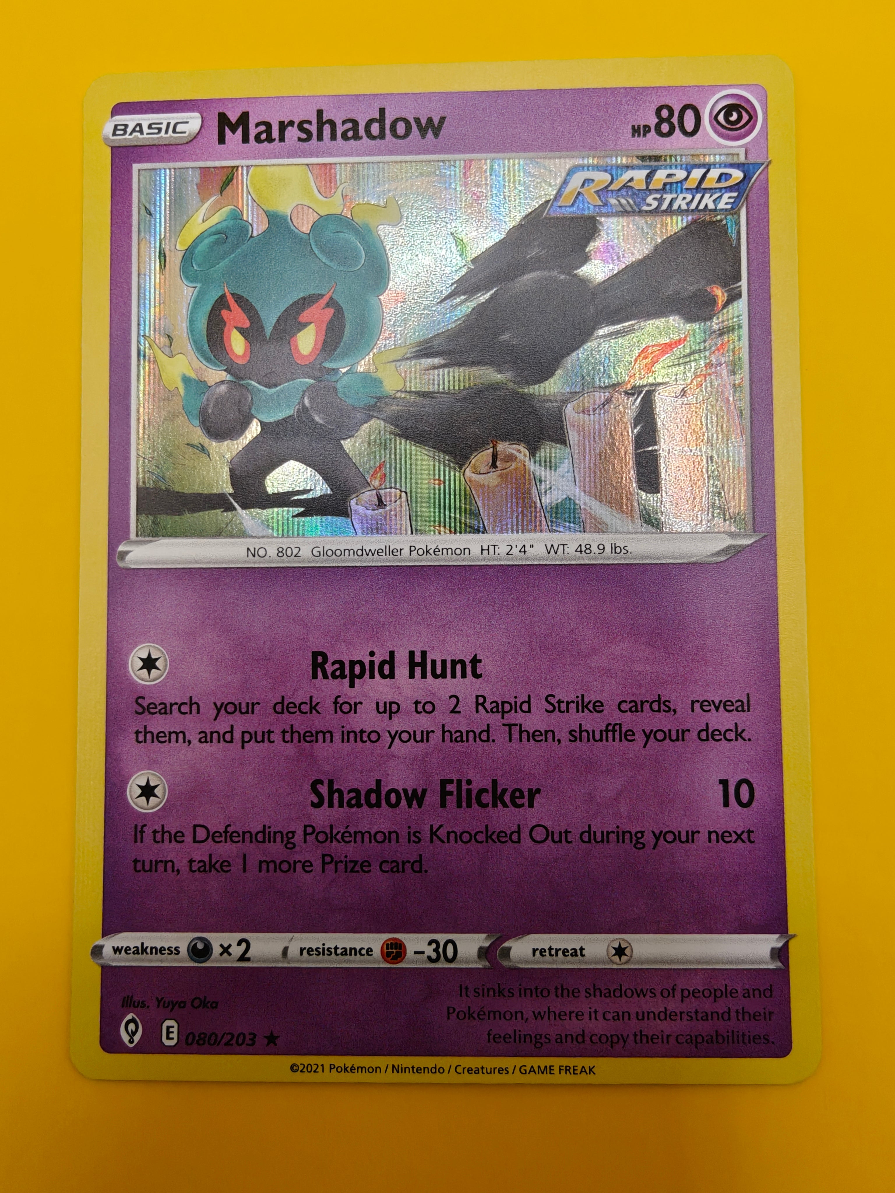 Marshadow Holo - Evolving Skies