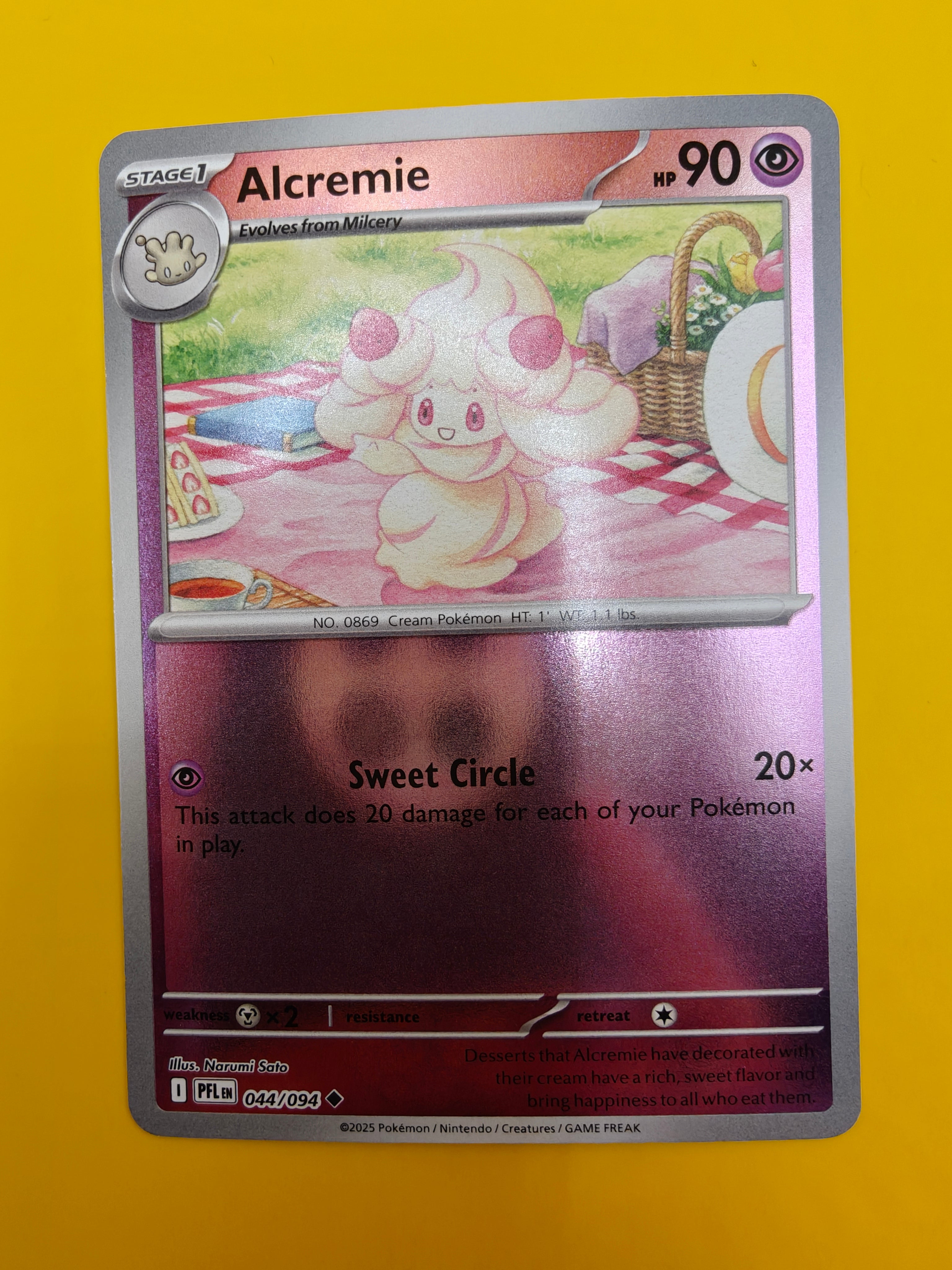 Alcremie Reverse Holo - Phantasmal Flames