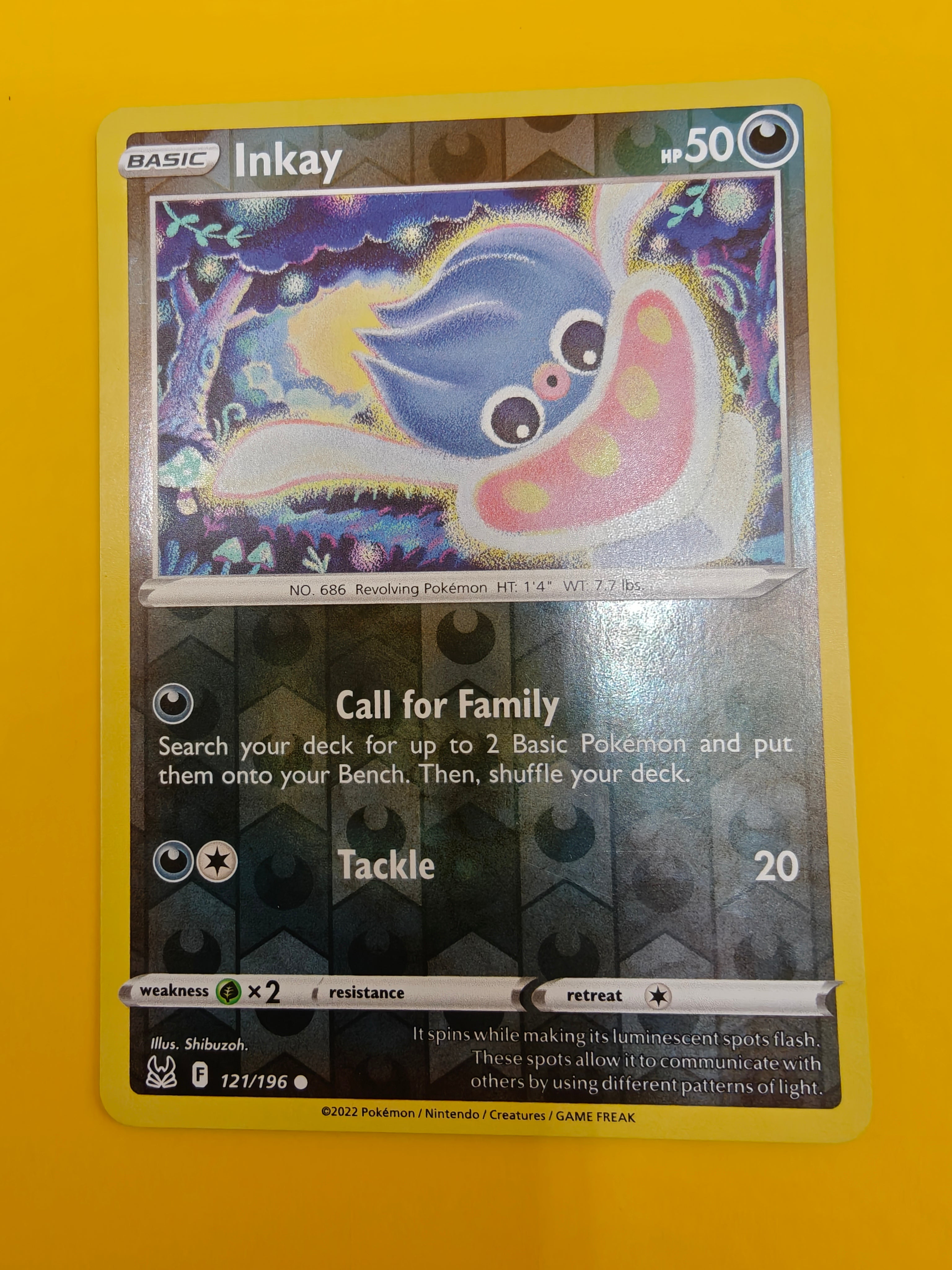 Inkay Reverse Holo - Lost Origin
