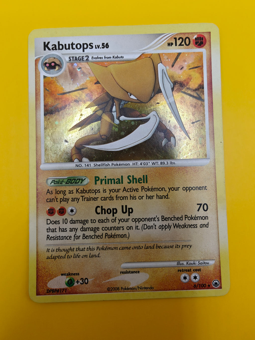 Kabutops Lv.56 Holo - Majestic Dawn