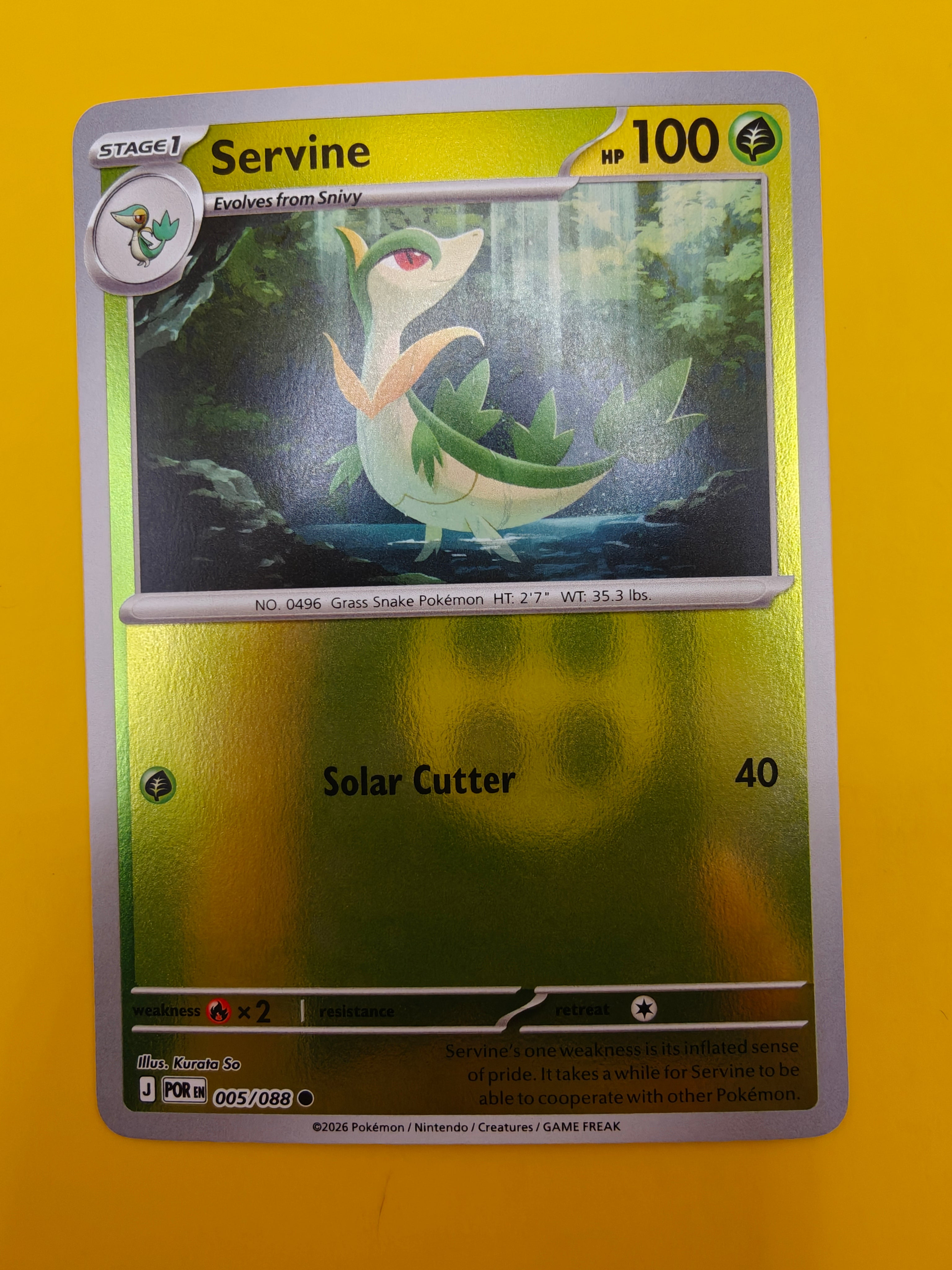 Servine Reverse Holo - Perfect Order