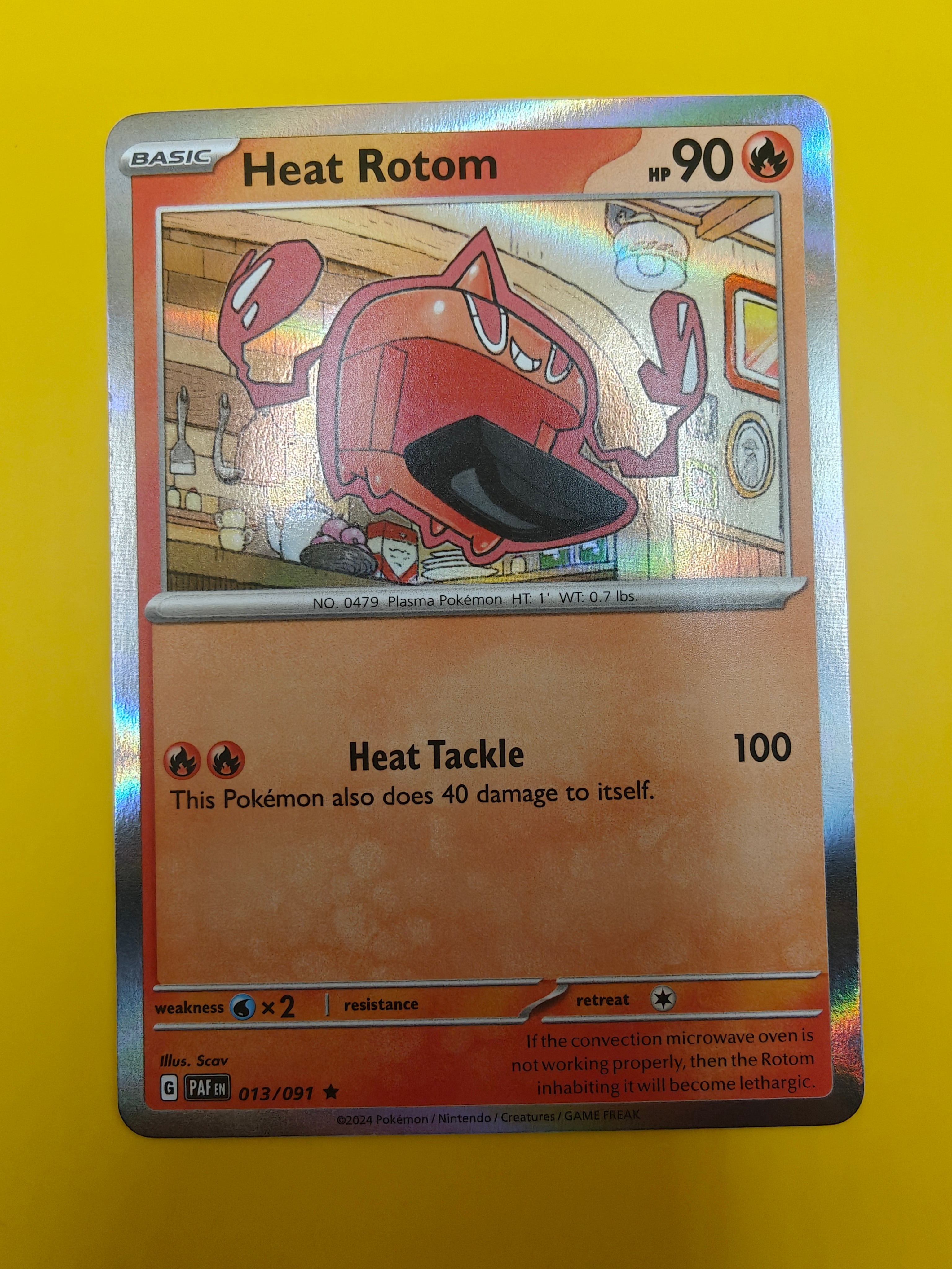 Heat Rotom Holo - Paldean Fates