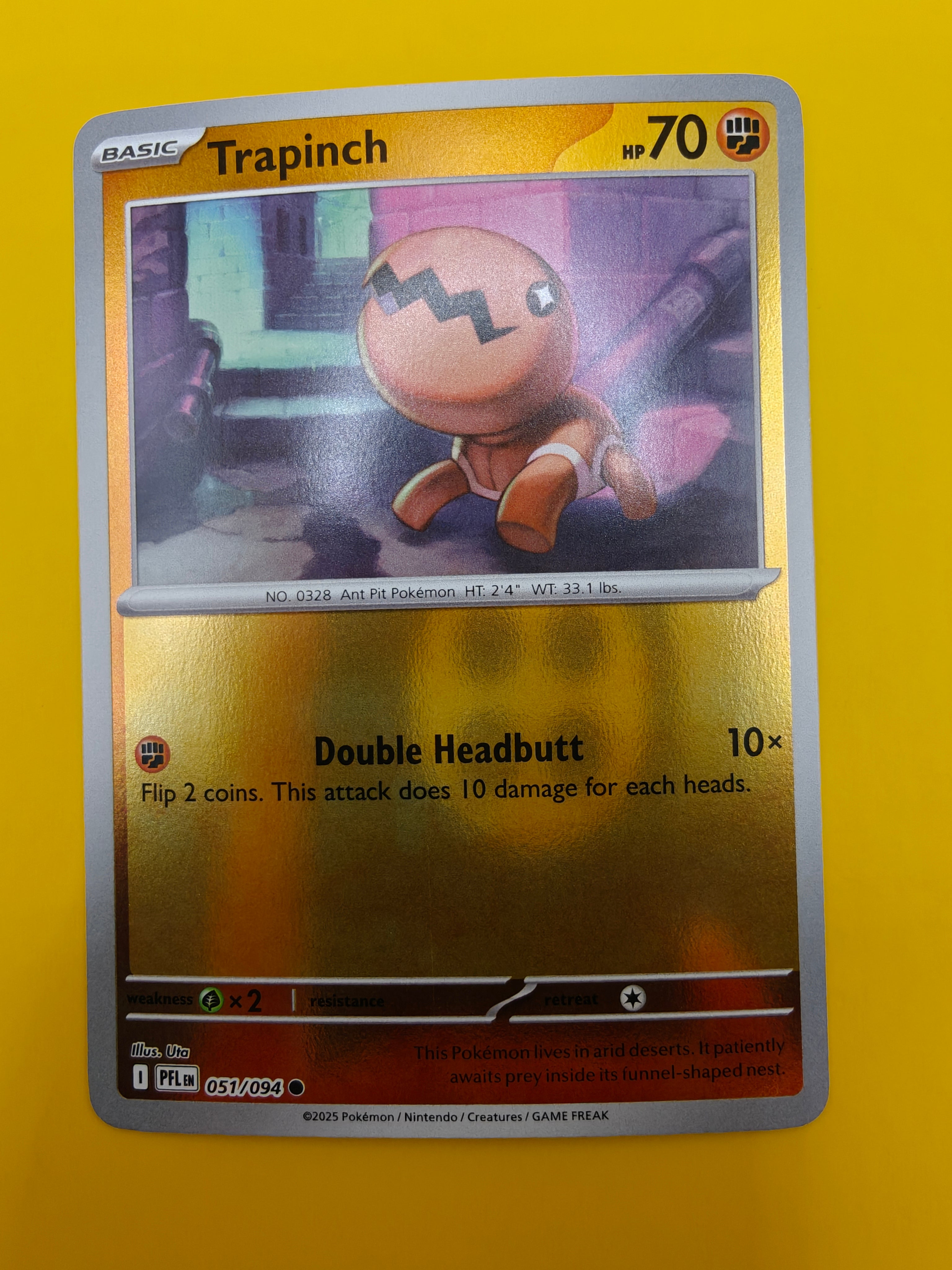 Trapinch Reverse Holo - Phantasmal Flames
