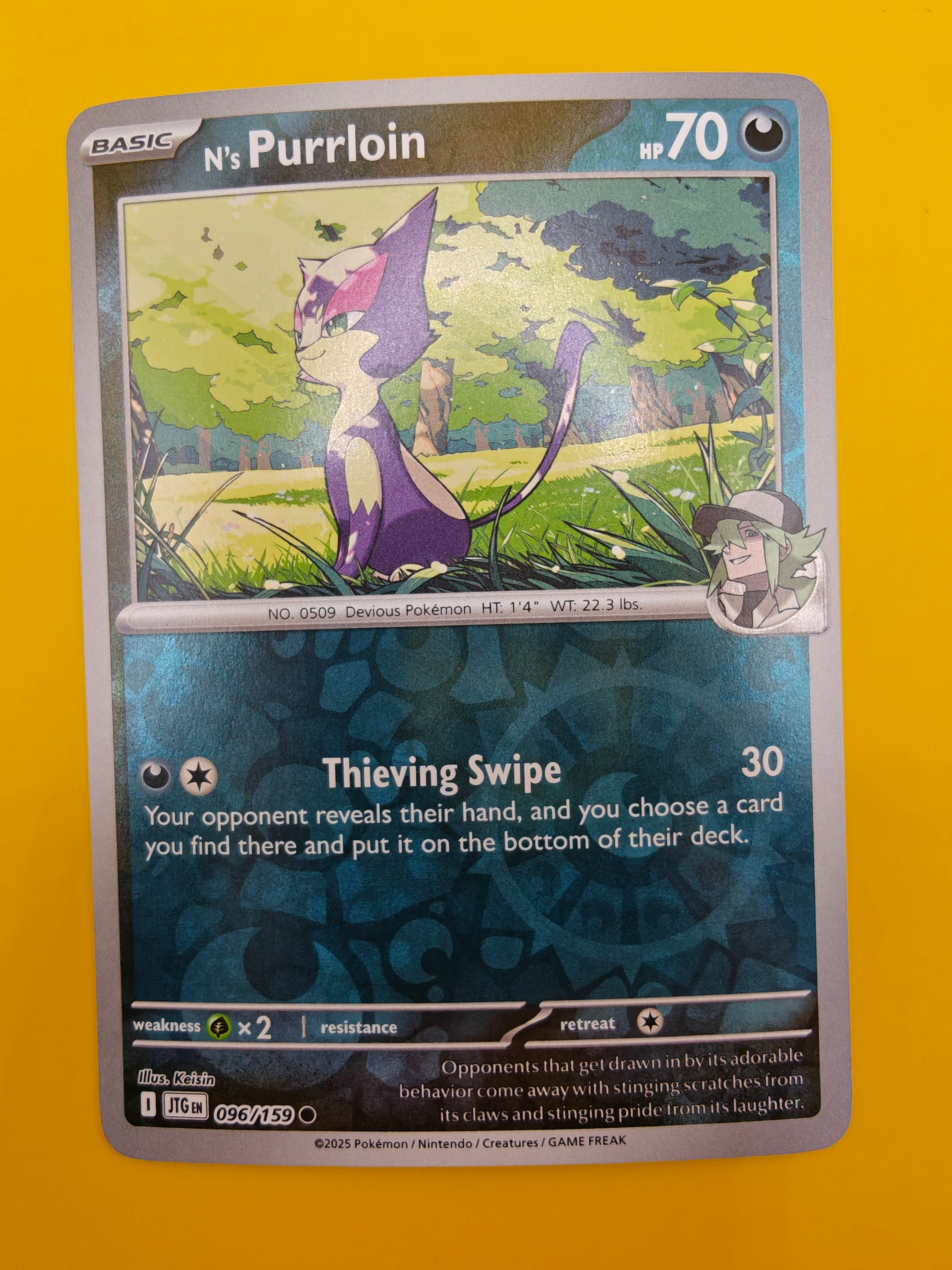 N's Purrloin Reverse Holo - Journey Together