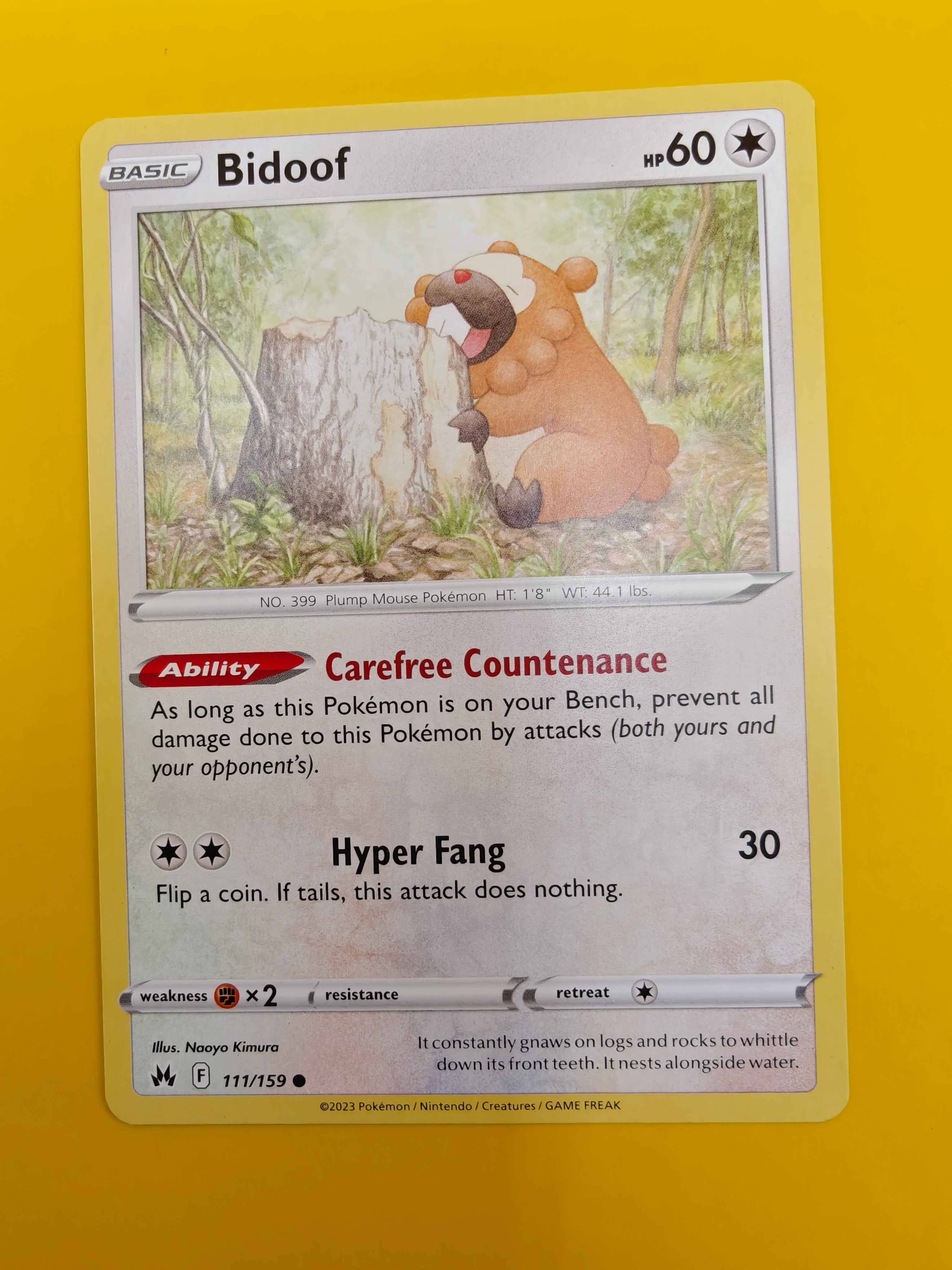 Bidoof - Crown Zenith