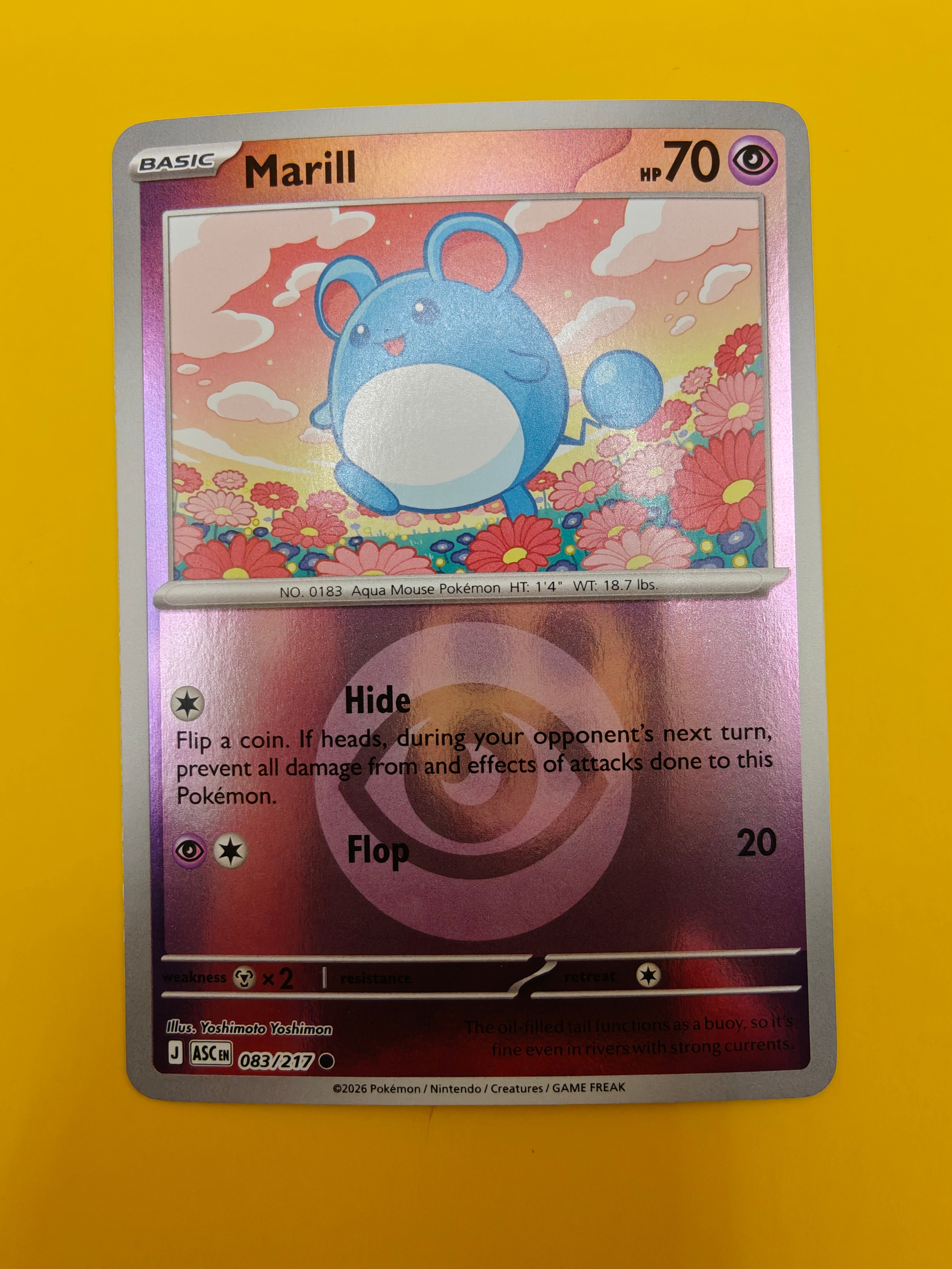 Marill Energy Stamp - Ascended Heroes