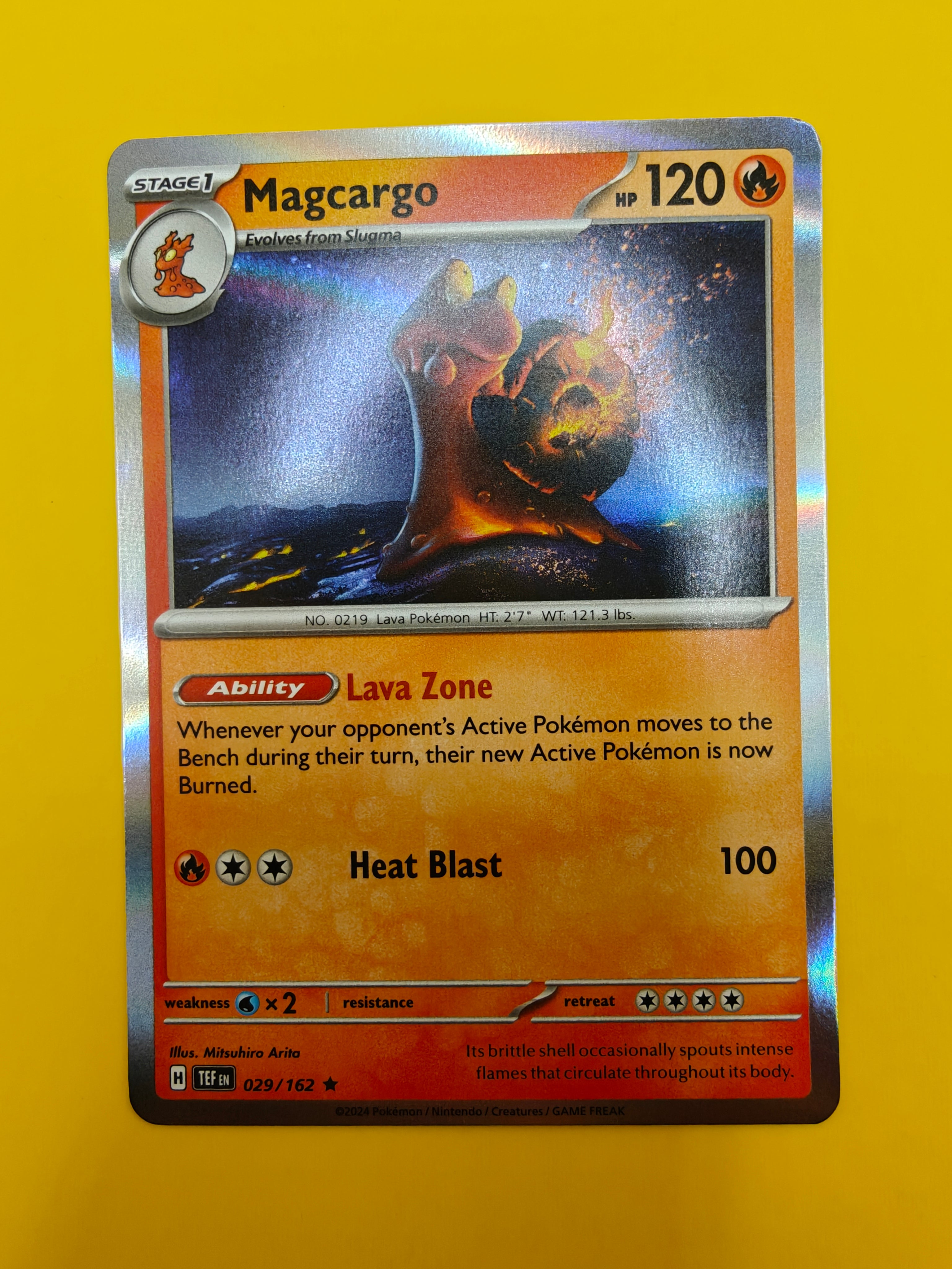 Magcargo Holo - Temporal Forces
