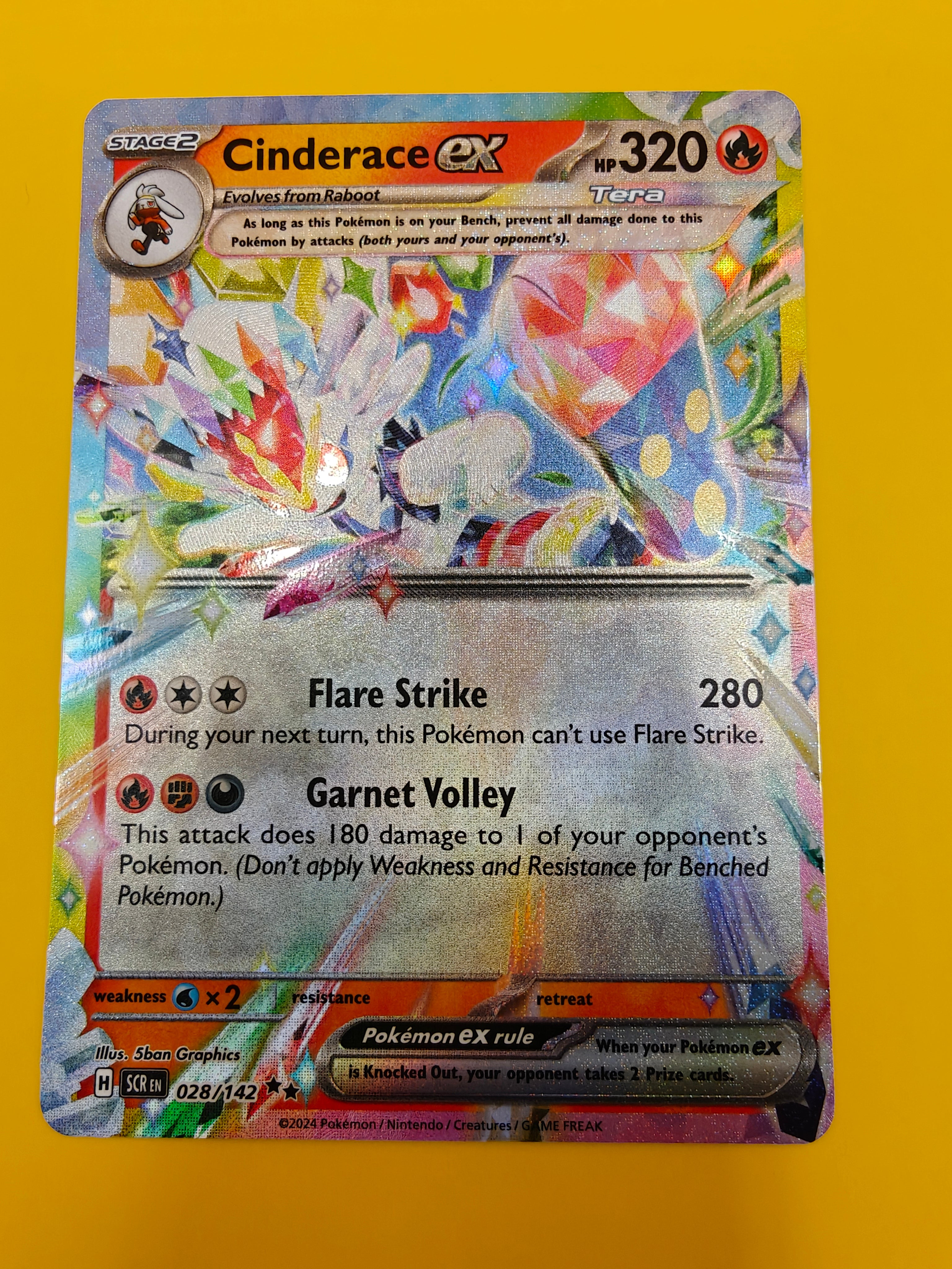 Cinderace ex - Stellar Crown