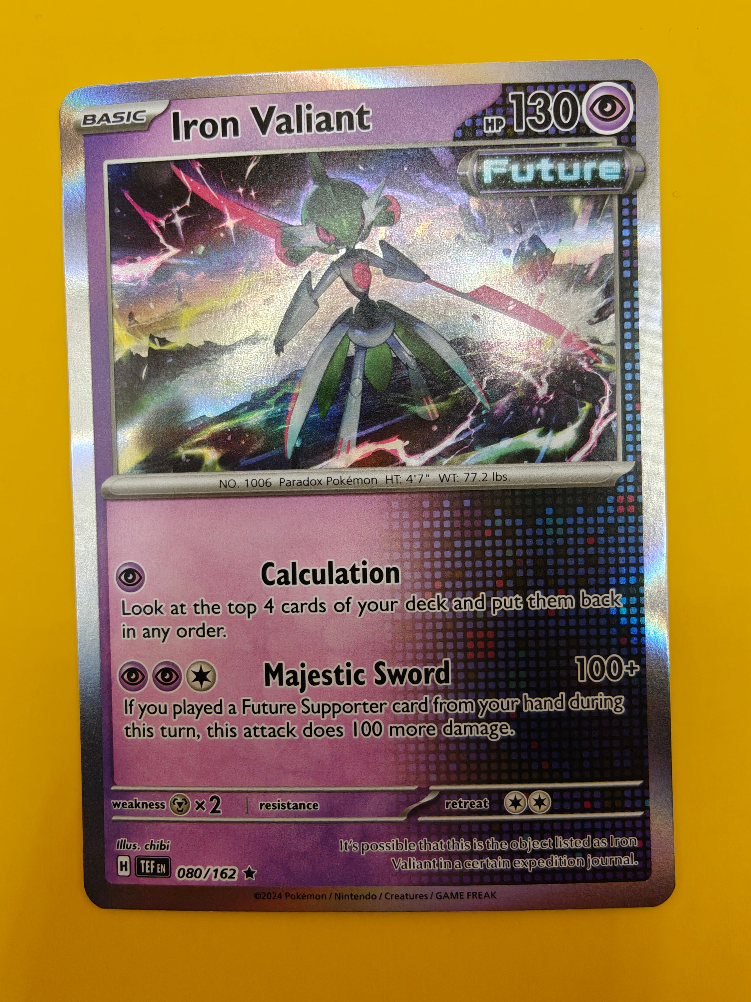Iron Valiant Holo - Temporal Forces