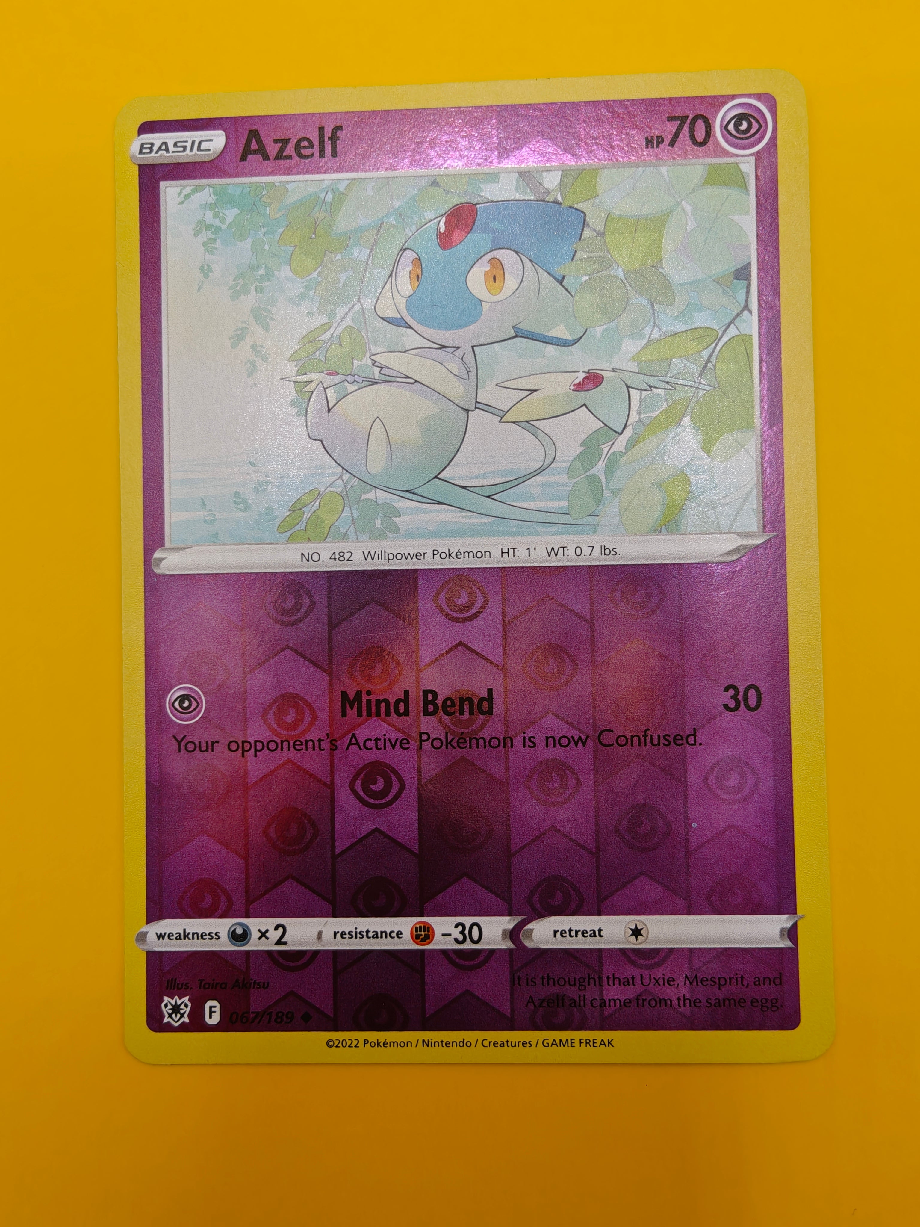 Azelf Reverse Holo - Astral Radiance