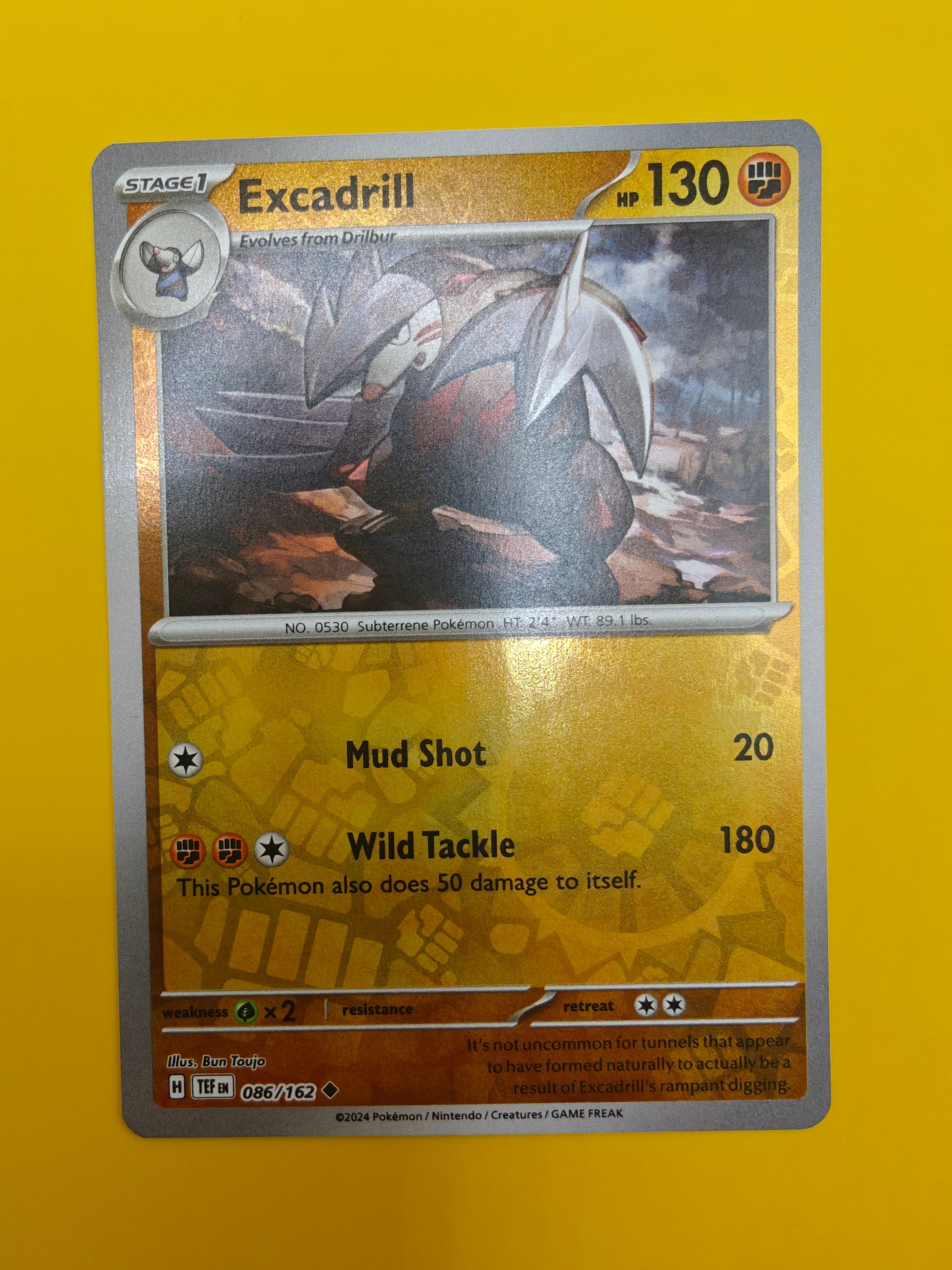 Excadrill Reverse Holo - Temporal Forces