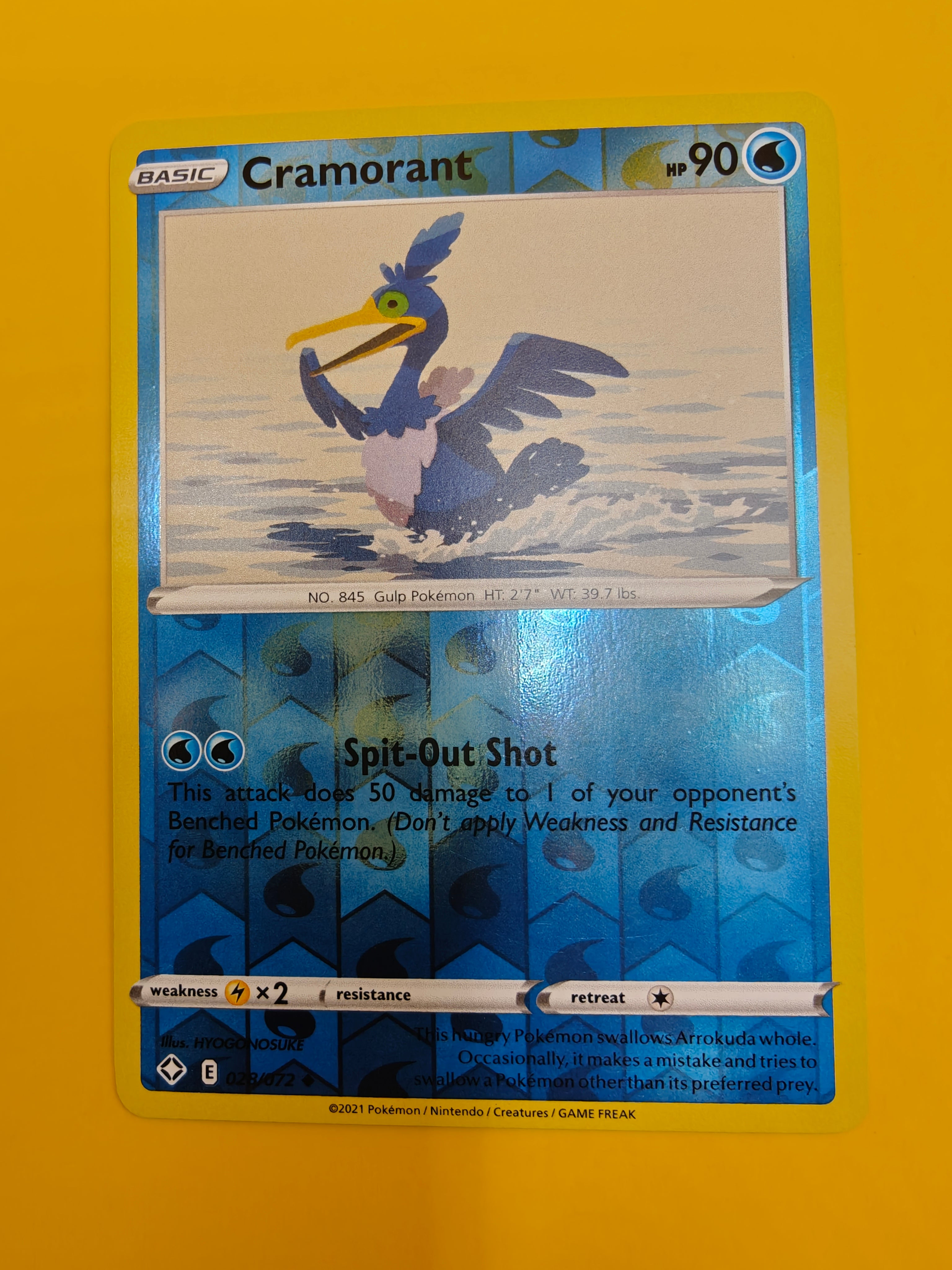 Cramorant Reverse Holo - Shining Fates