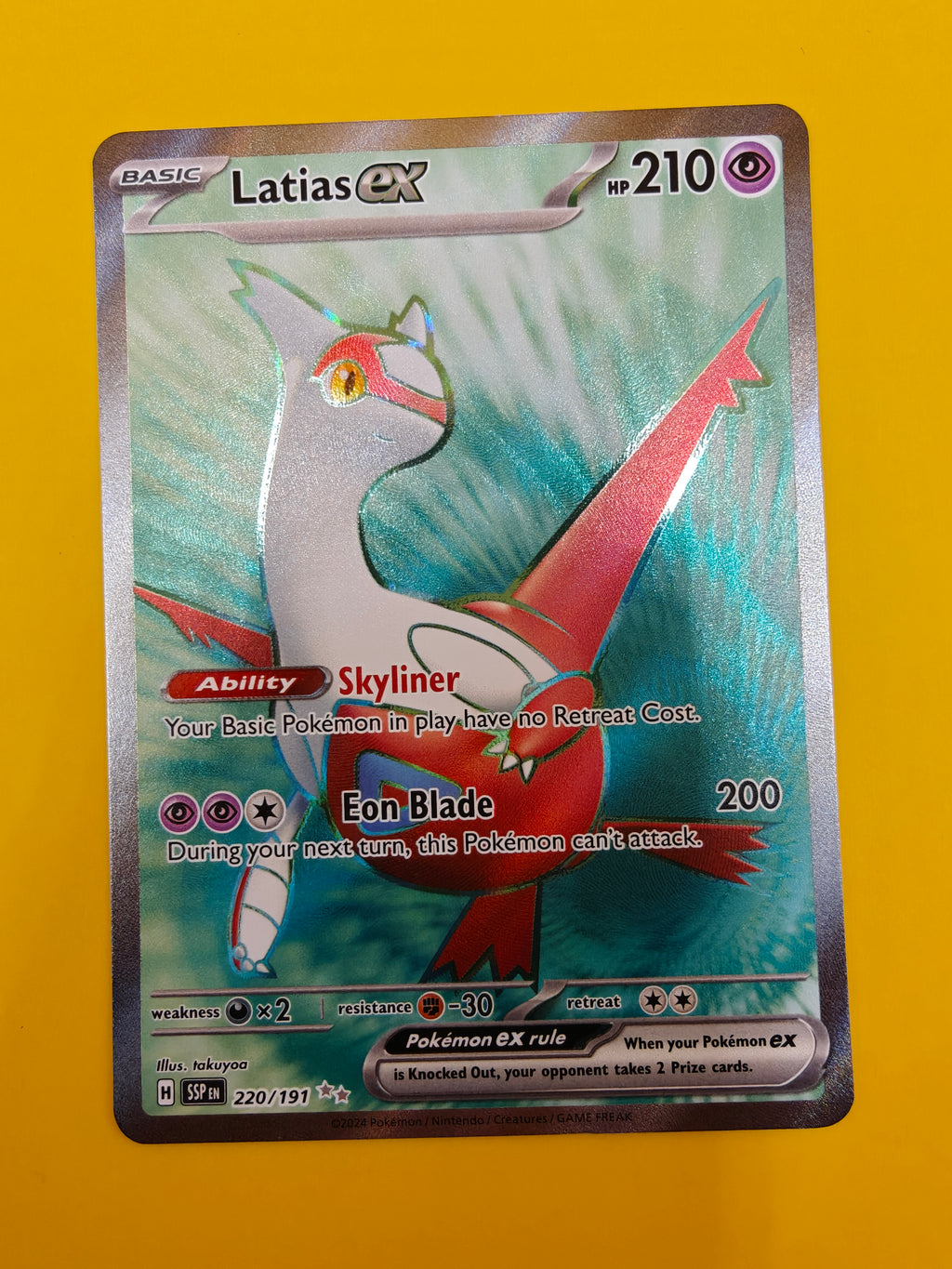 Latias ex Full Art - Surging Sparks