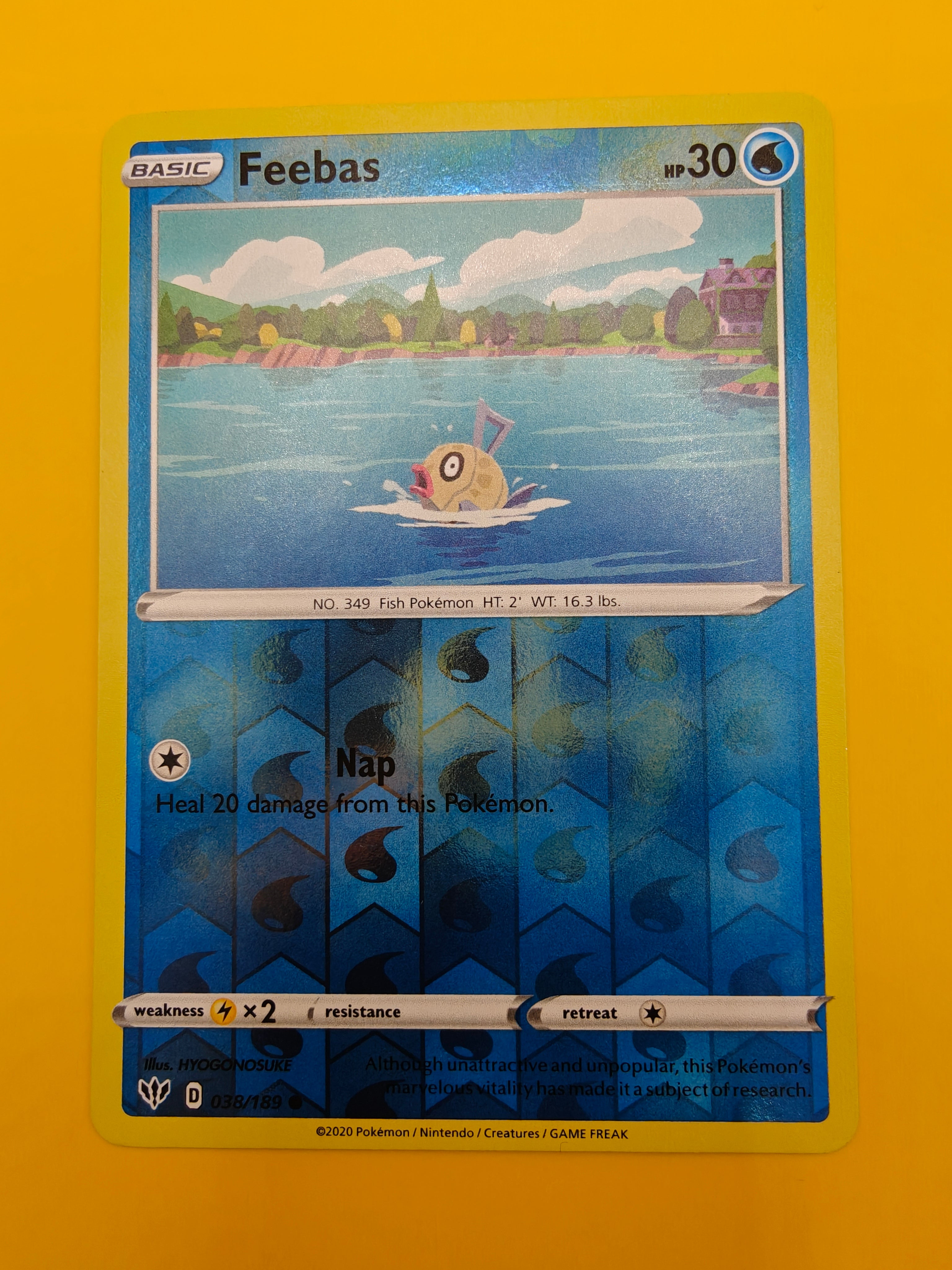 Feebas Reverse Holo - Darkness Ablaze