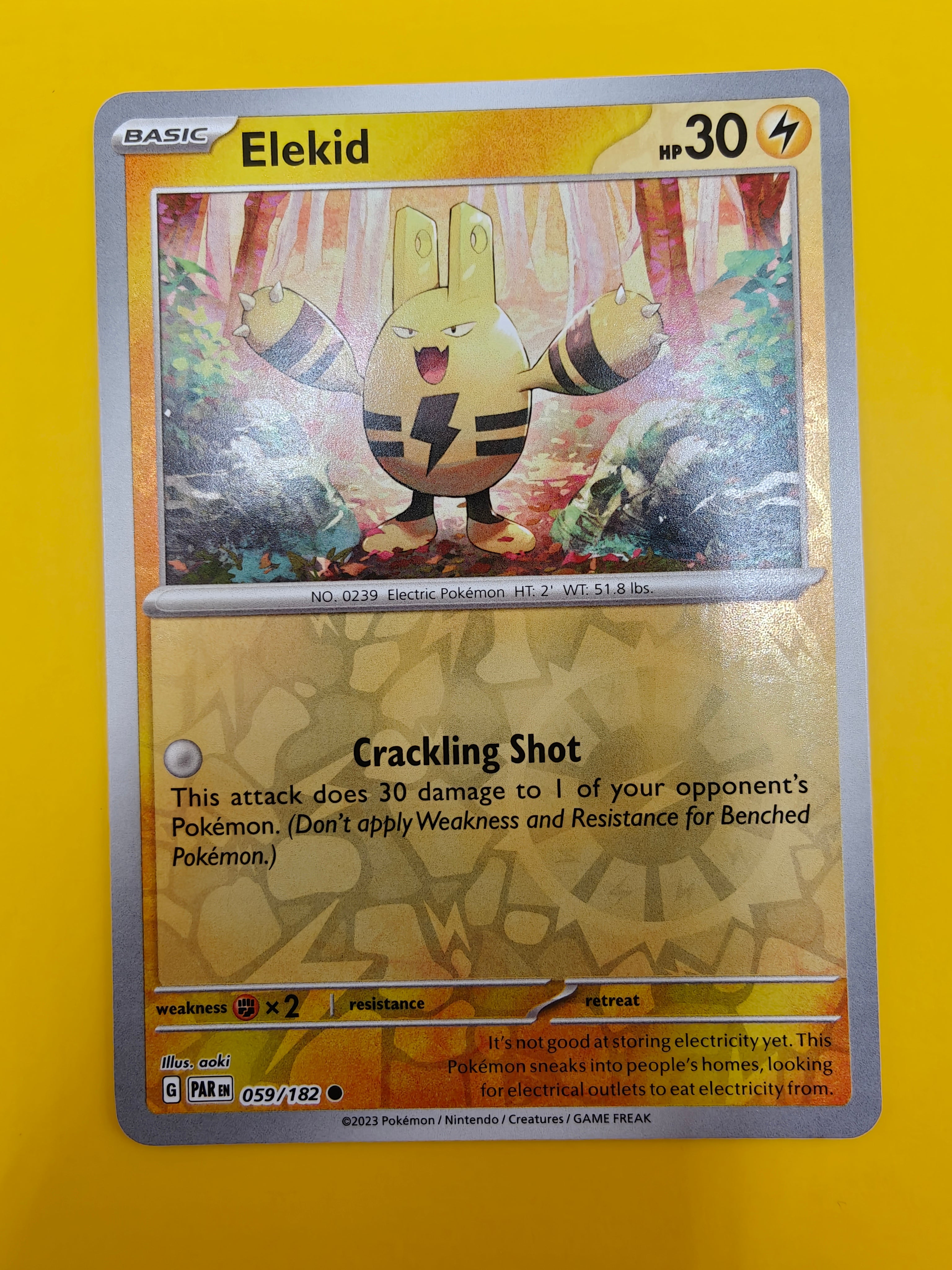 Elekid Reverse Holo - Paradox Rift