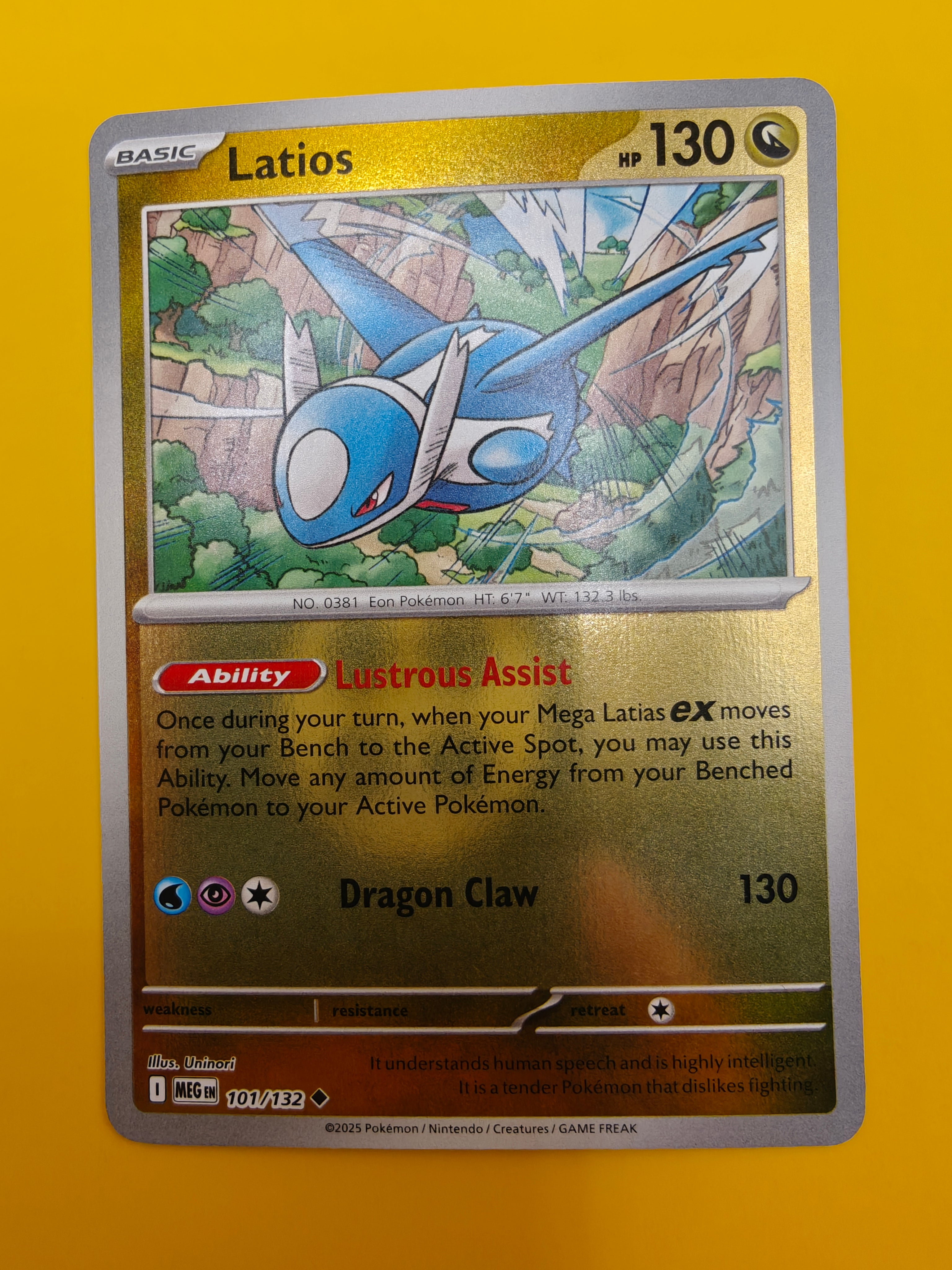 Latios Reverse Holo - Mega Evolution Base Set
