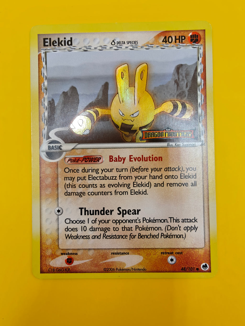 Elekid Delta Species Reverse Holo - EX Dragon Frontiers