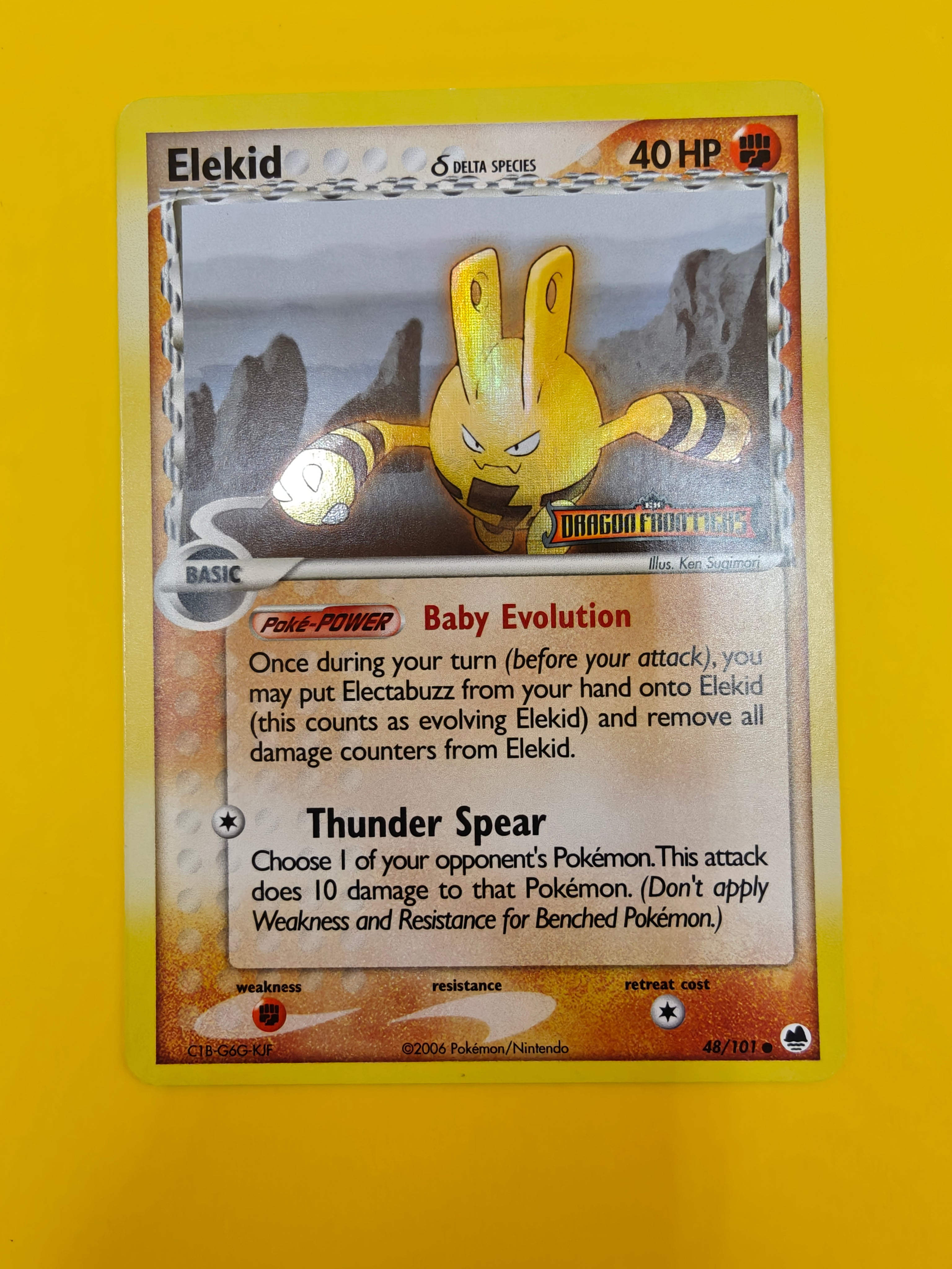 Elekid Delta Species Reverse Holo - EX Dragon Frontiers