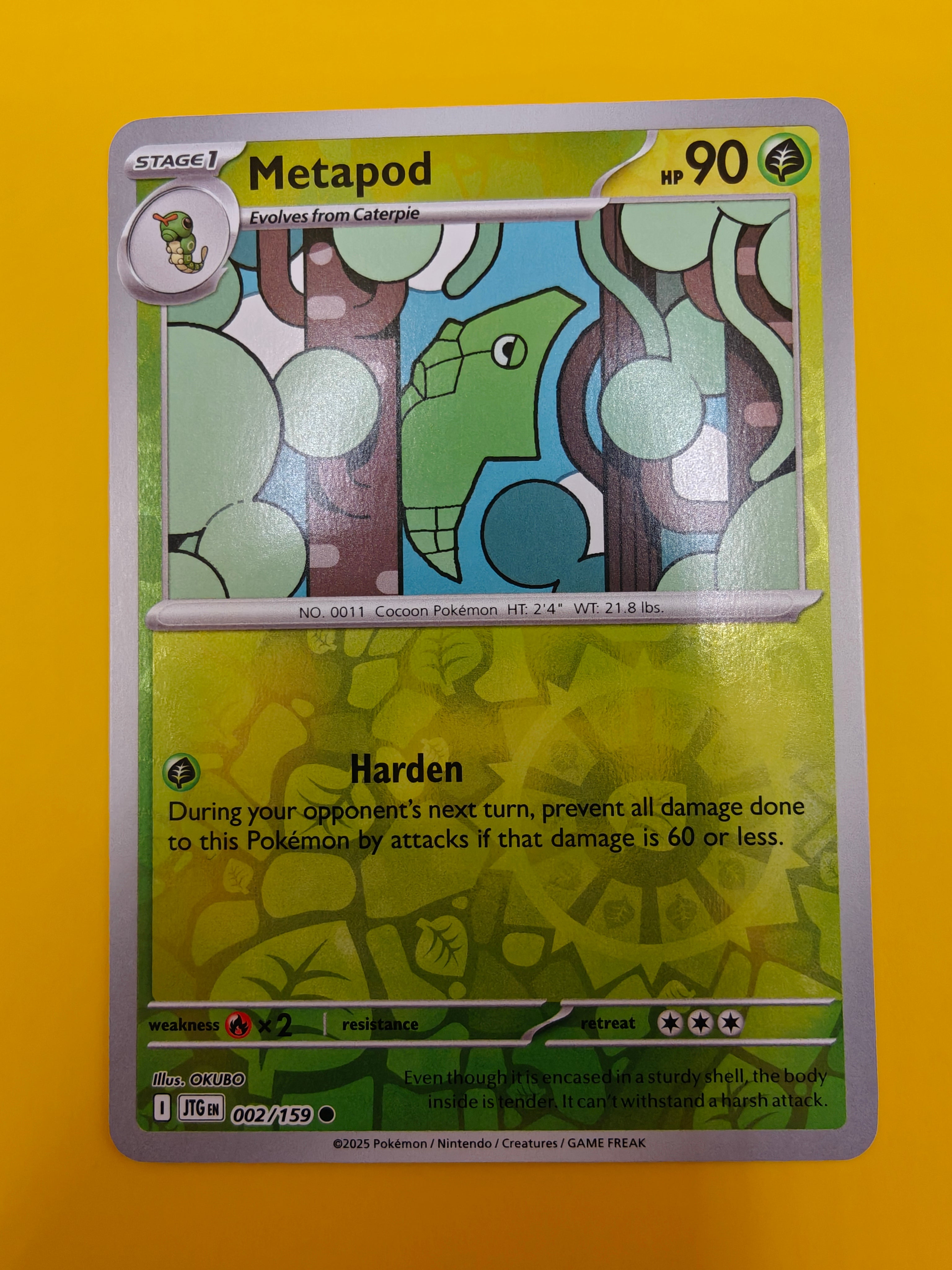 Metapod Reverse Holo - Journey Together