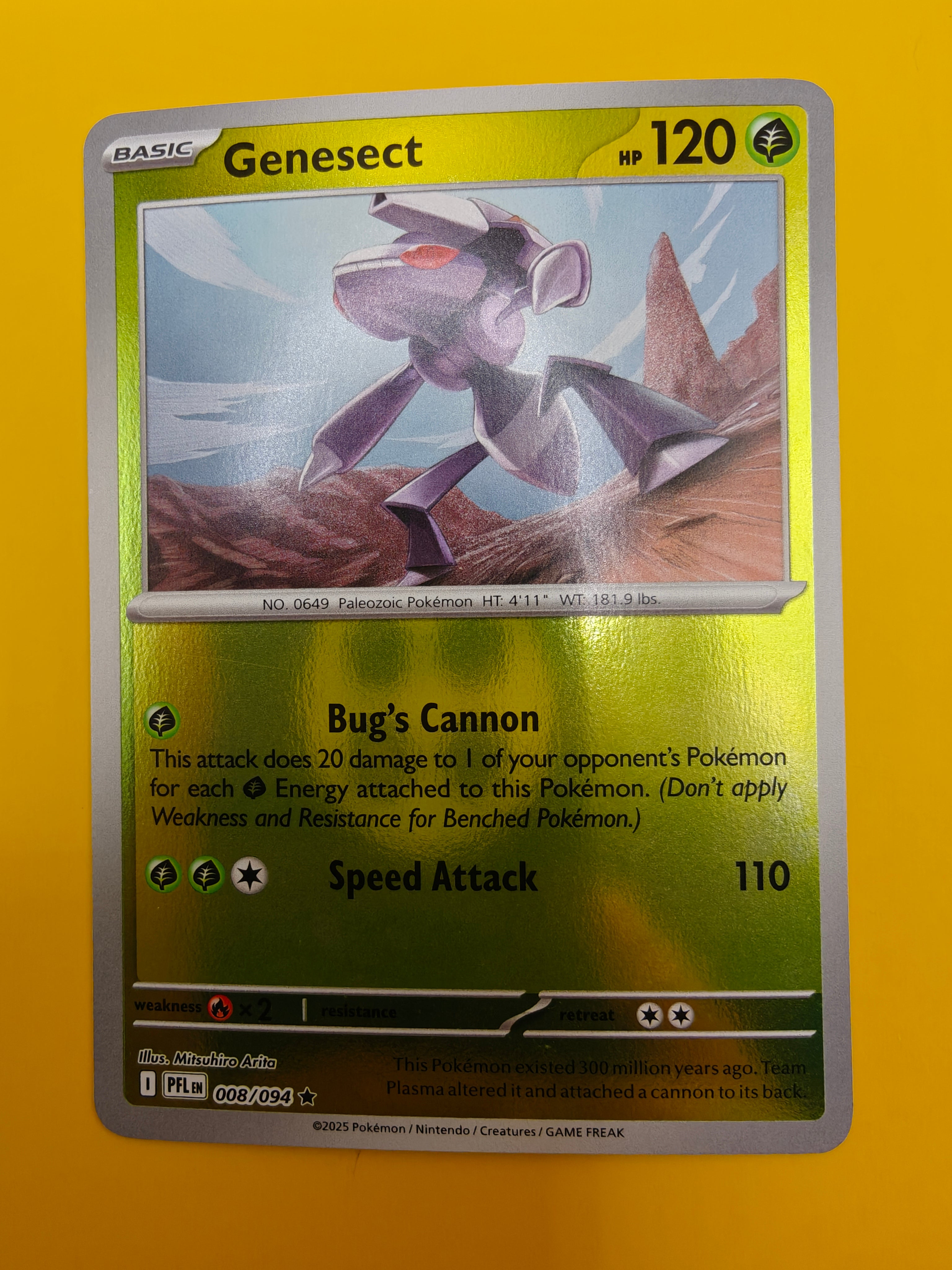 Genesect Reverse Holo - Phantasmal Flames