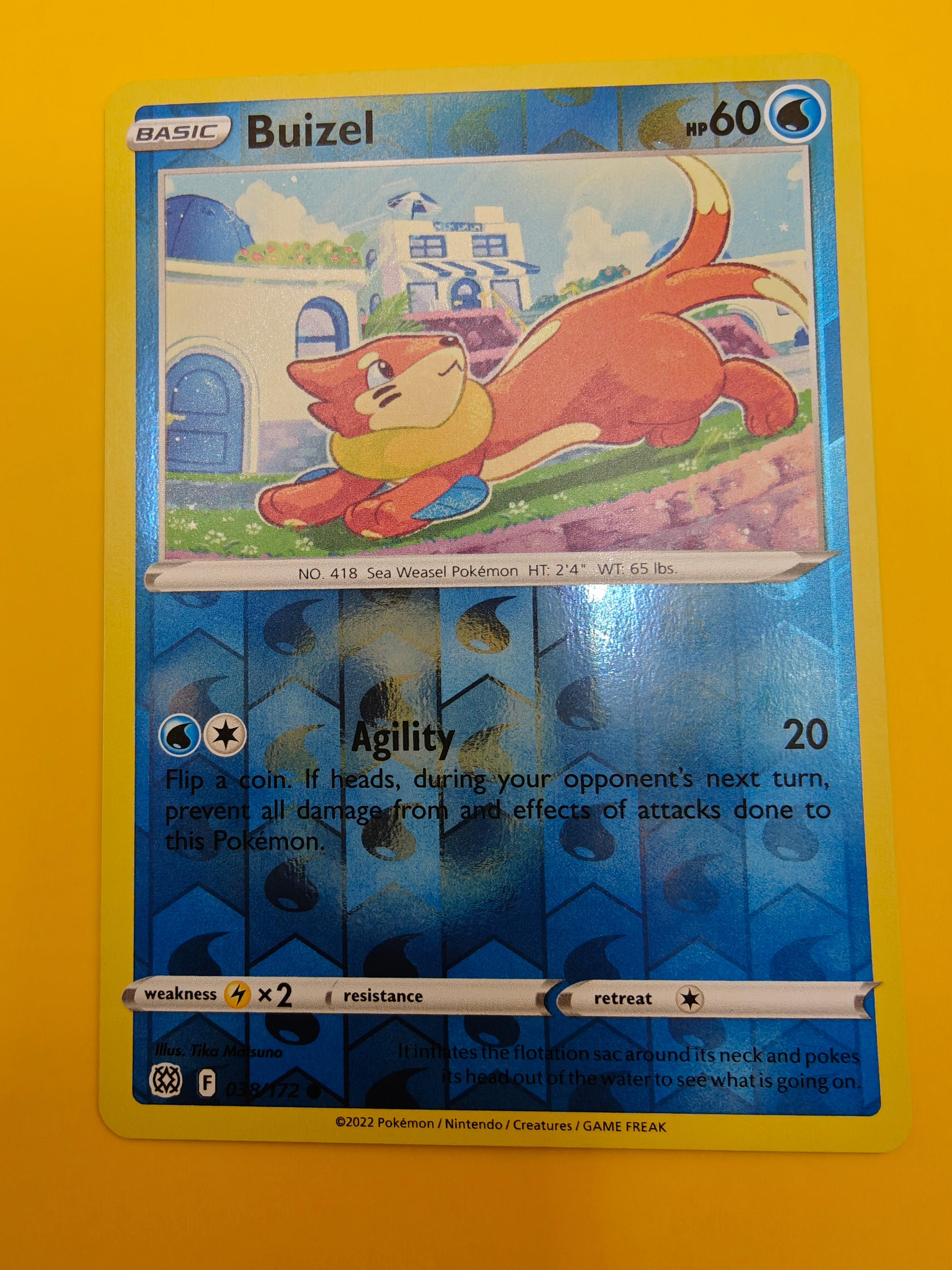 Buizel Reverse Holo - Brilliant Stars