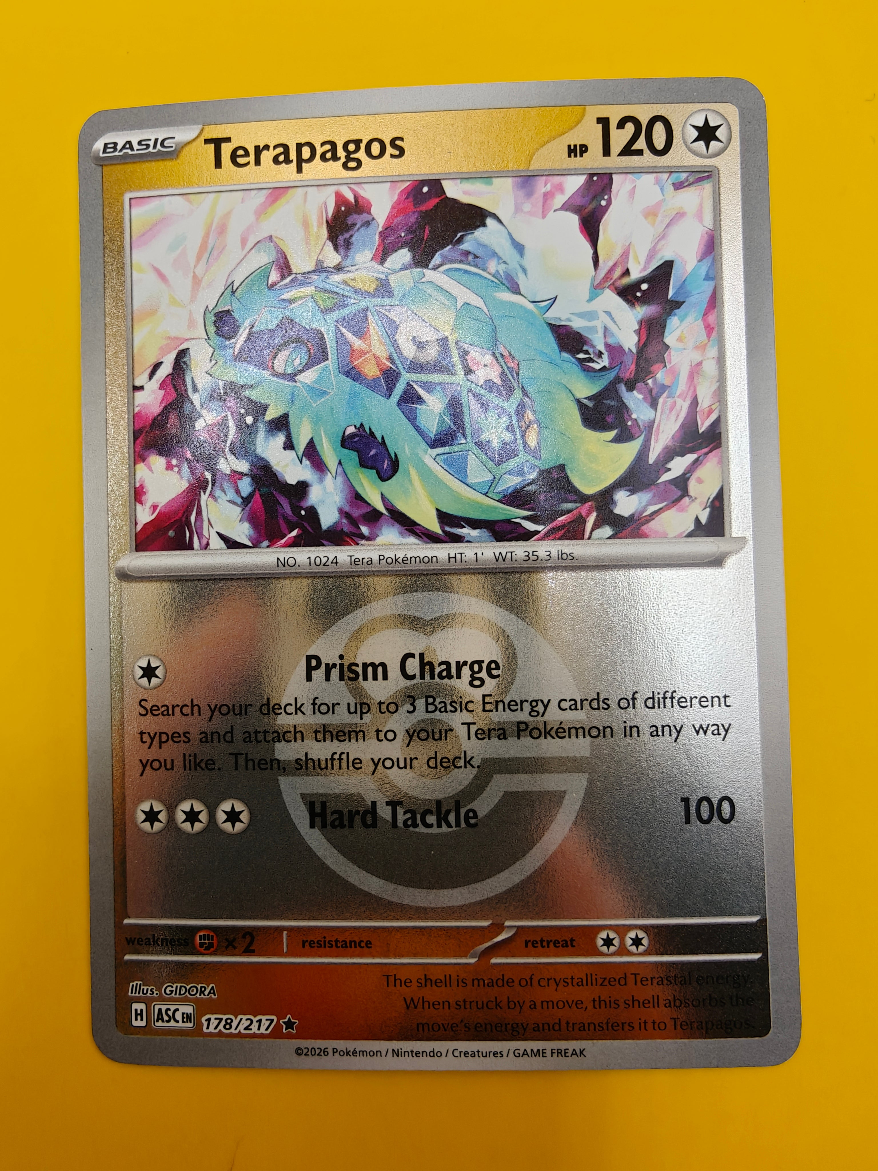 Terapagos Poké Ball - Ascended Heroes